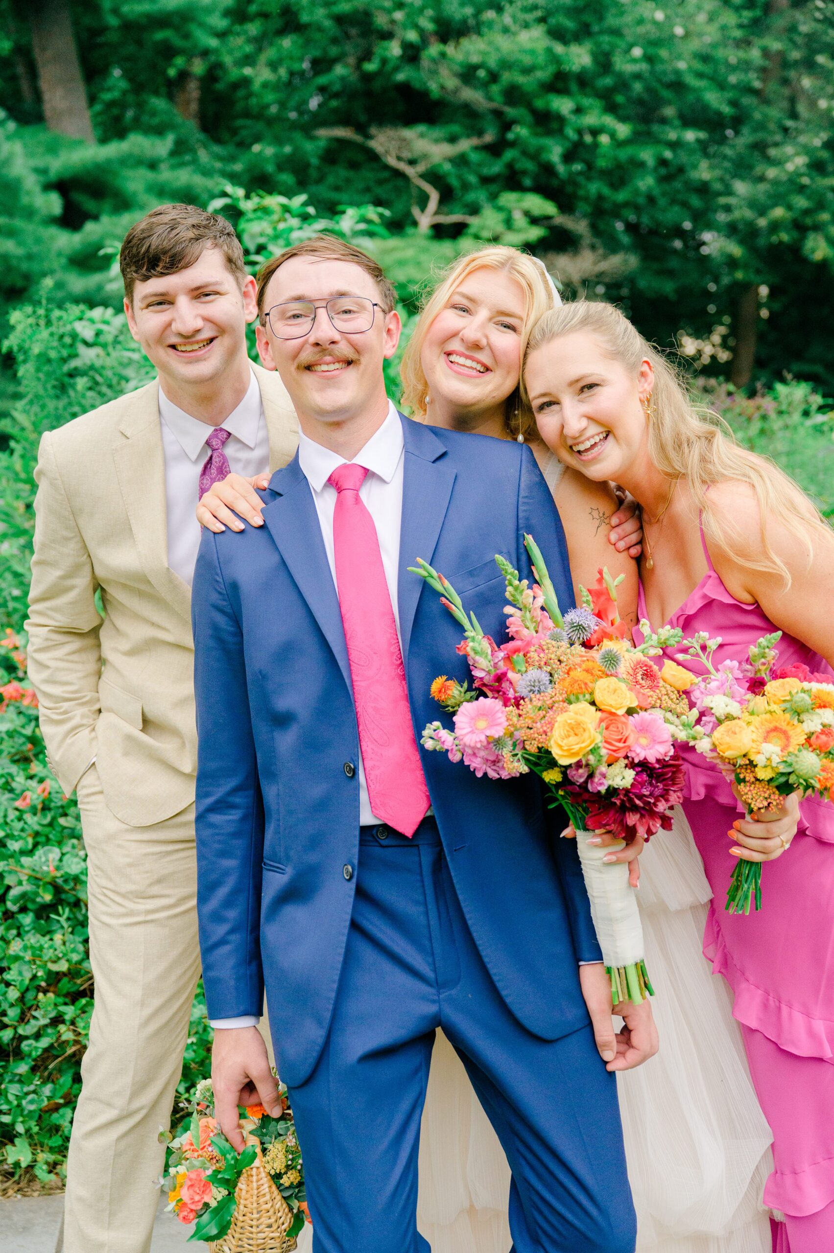 Kara and Kendall's vibrant summer wedding at the Woodend Nature Sanctuary photographed by Baltimore Wedding Photographer Cait Kramer.
