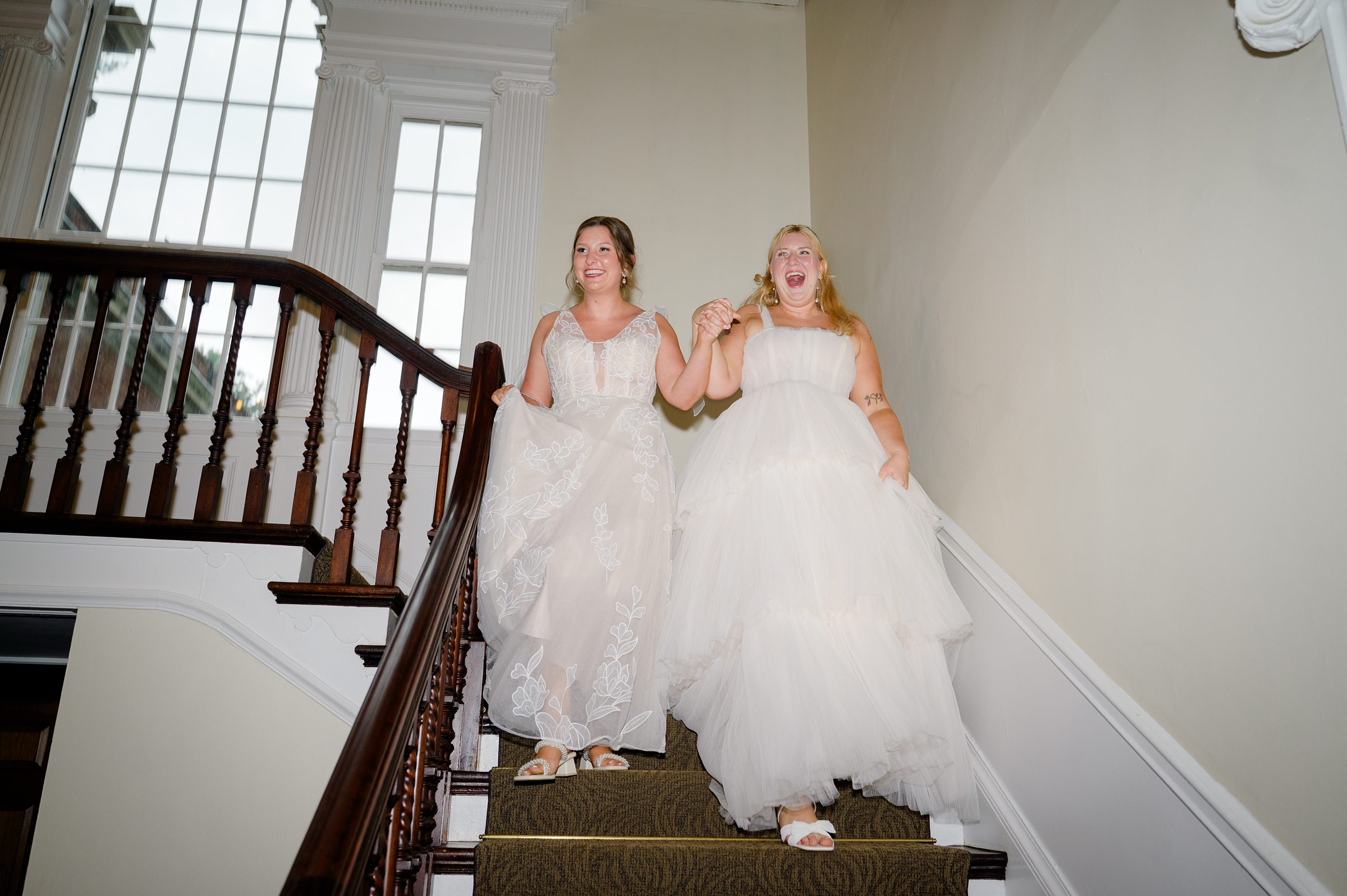 Kara and Kendall's vibrant summer wedding at the Woodend Nature Sanctuary photographed by Baltimore Wedding Photographer Cait Kramer.