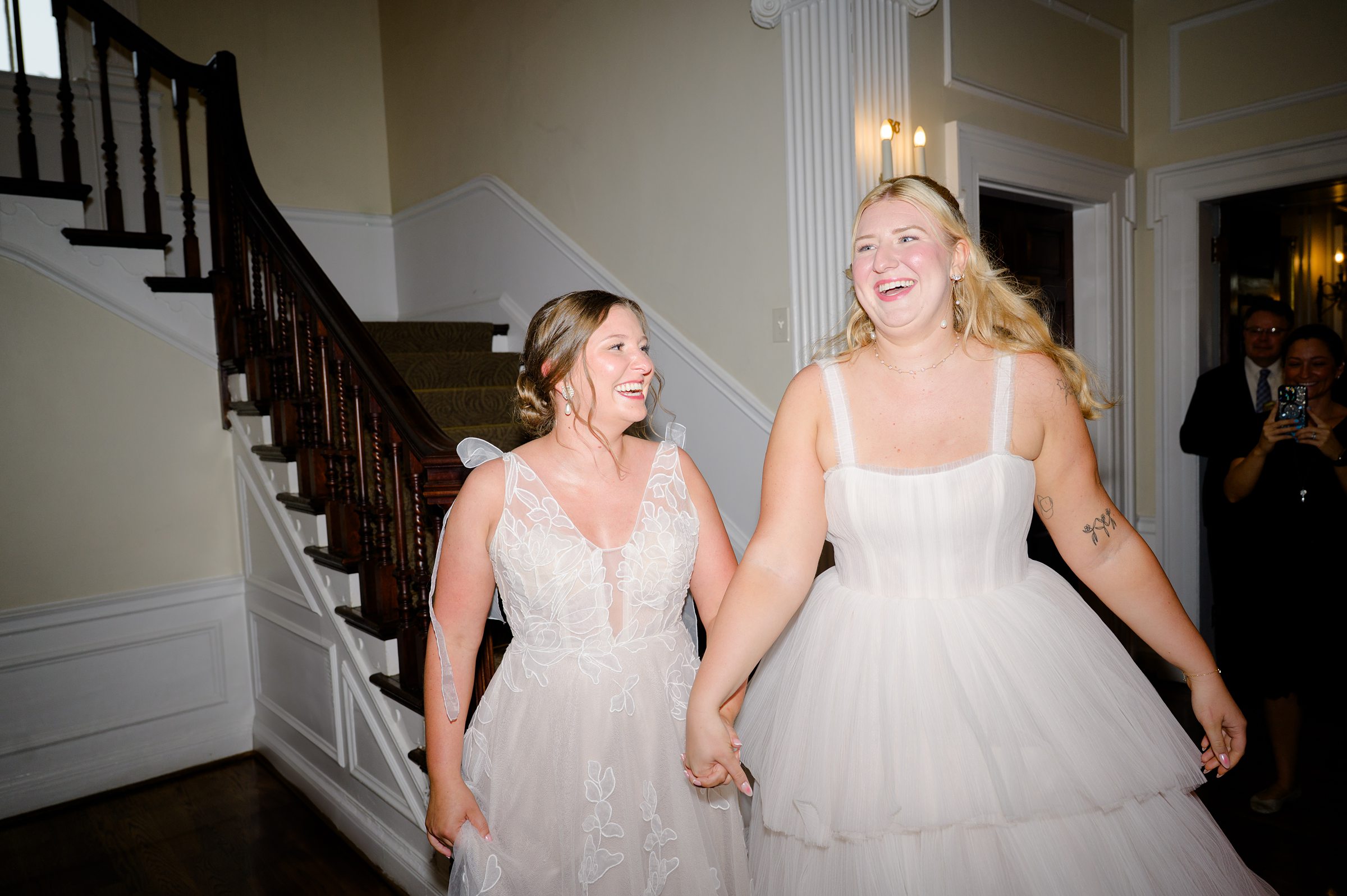 Kara and Kendall's vibrant summer wedding at the Woodend Nature Sanctuary photographed by Baltimore Wedding Photographer Cait Kramer.