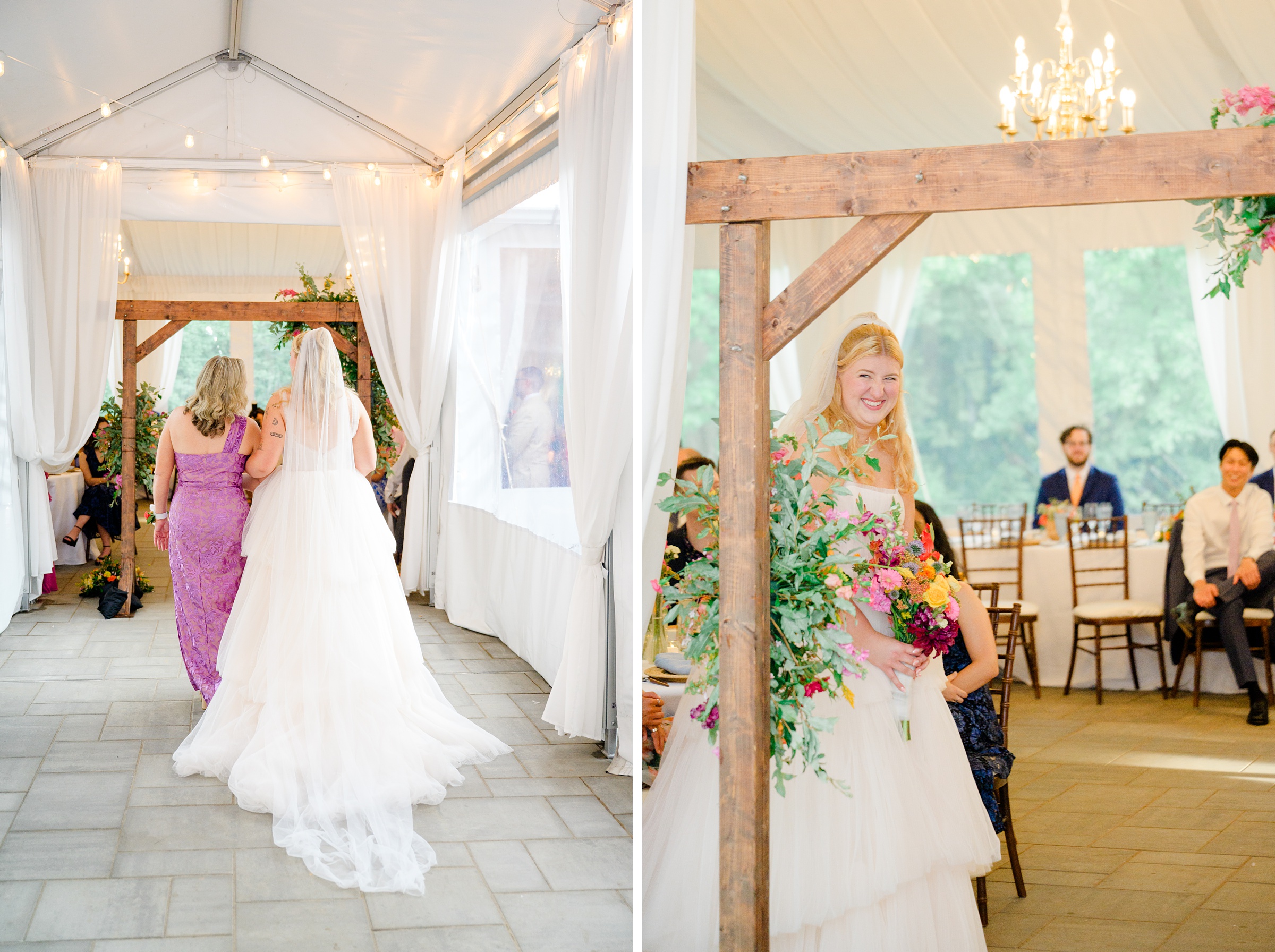 Kara and Kendall's vibrant summer wedding at the Woodend Nature Sanctuary photographed by Baltimore Wedding Photographer Cait Kramer.