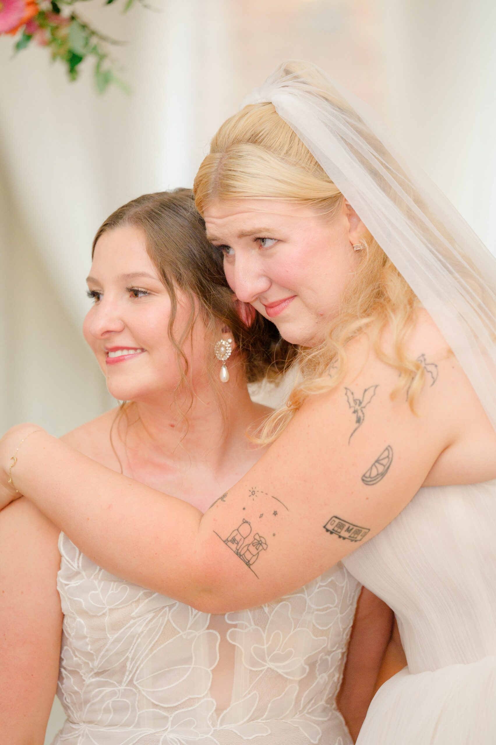 Kara and Kendall's vibrant summer wedding at the Woodend Nature Sanctuary photographed by Baltimore Wedding Photographer Cait Kramer.