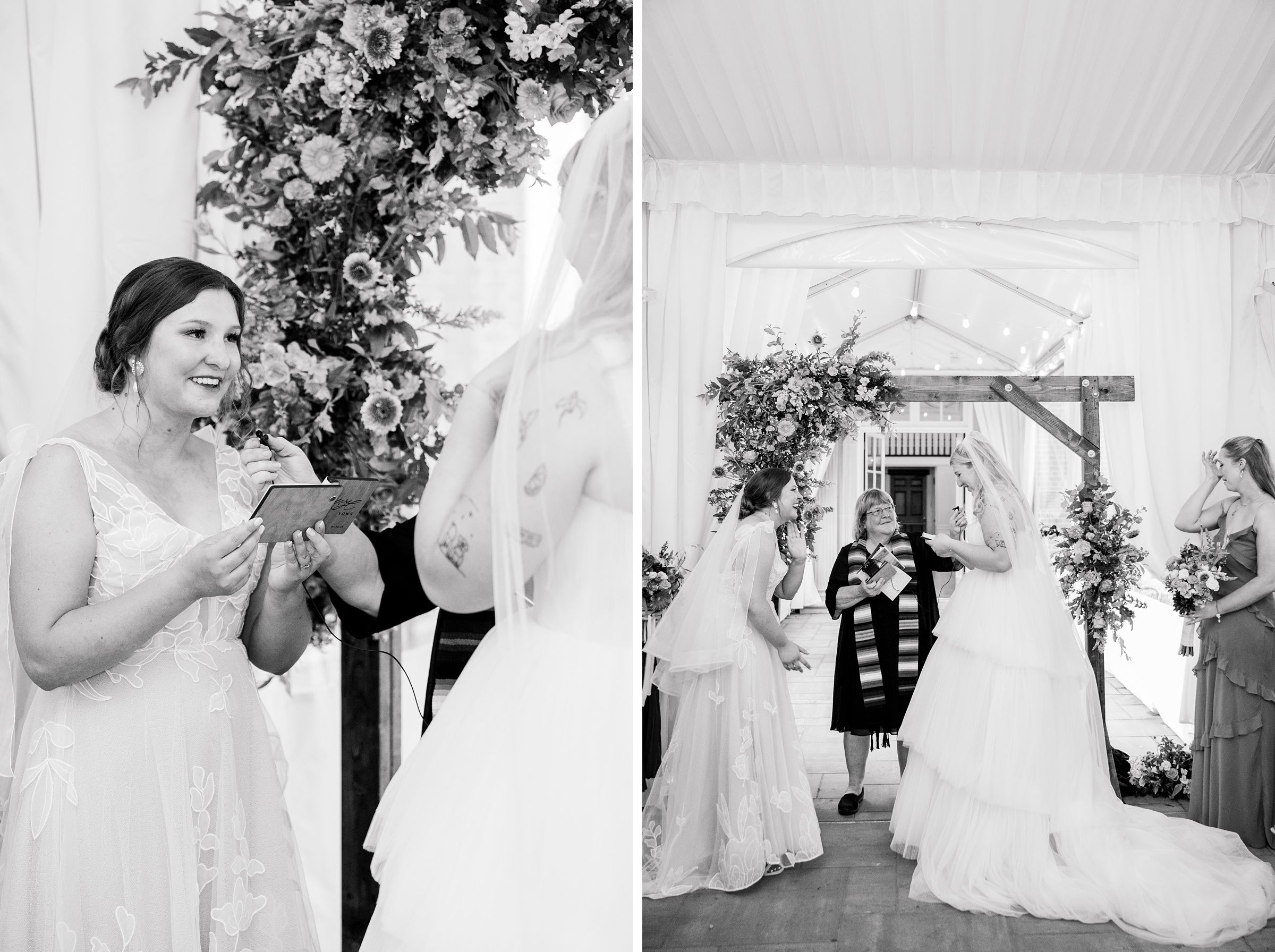 Kara and Kendall's vibrant summer wedding at the Woodend Nature Sanctuary photographed by Baltimore Wedding Photographer Cait Kramer.