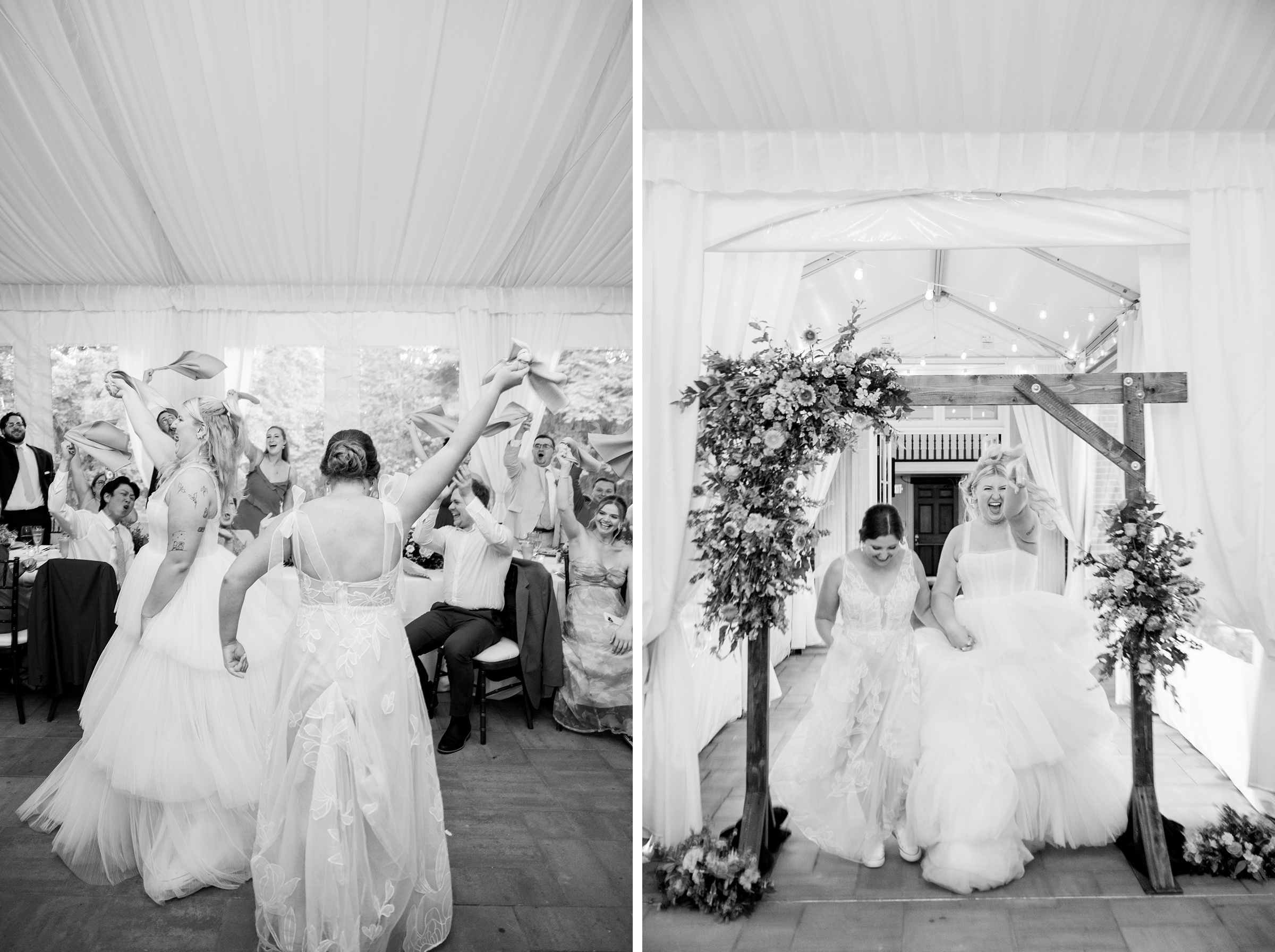 Kara and Kendall's vibrant summer wedding at the Woodend Nature Sanctuary photographed by Baltimore Wedding Photographer Cait Kramer.