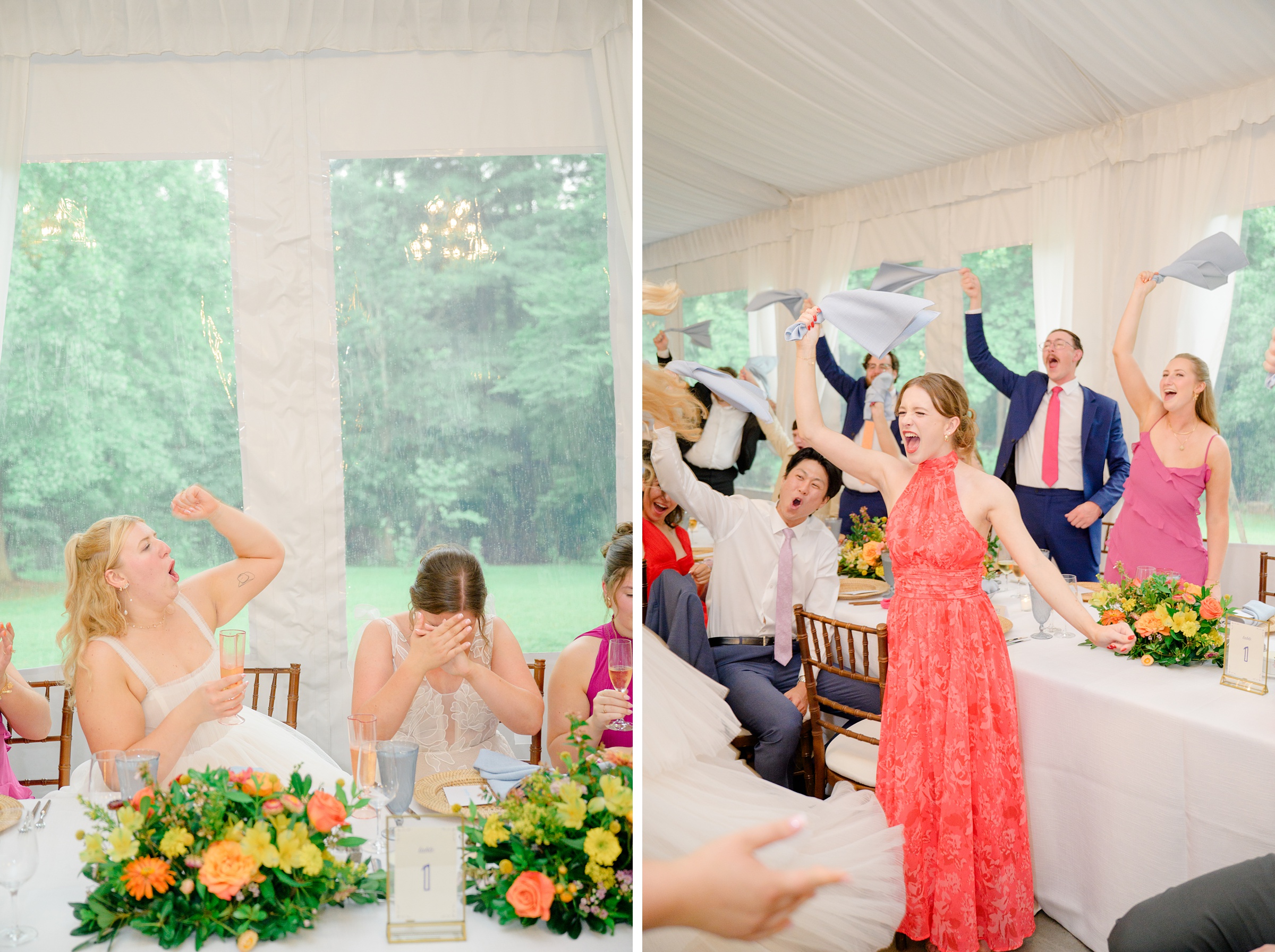 Kara and Kendall's vibrant summer wedding at the Woodend Nature Sanctuary photographed by Baltimore Wedding Photographer Cait Kramer.