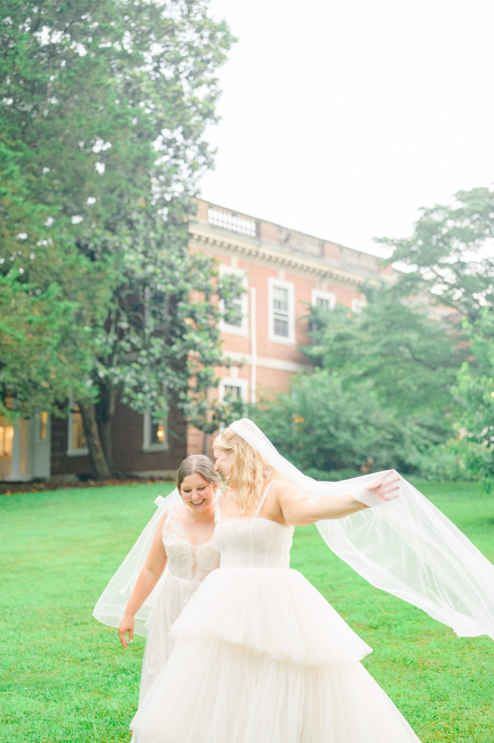 Kara and Kendall's vibrant summer wedding at the Woodend Nature Sanctuary photographed by Baltimore Wedding Photographer Cait Kramer.