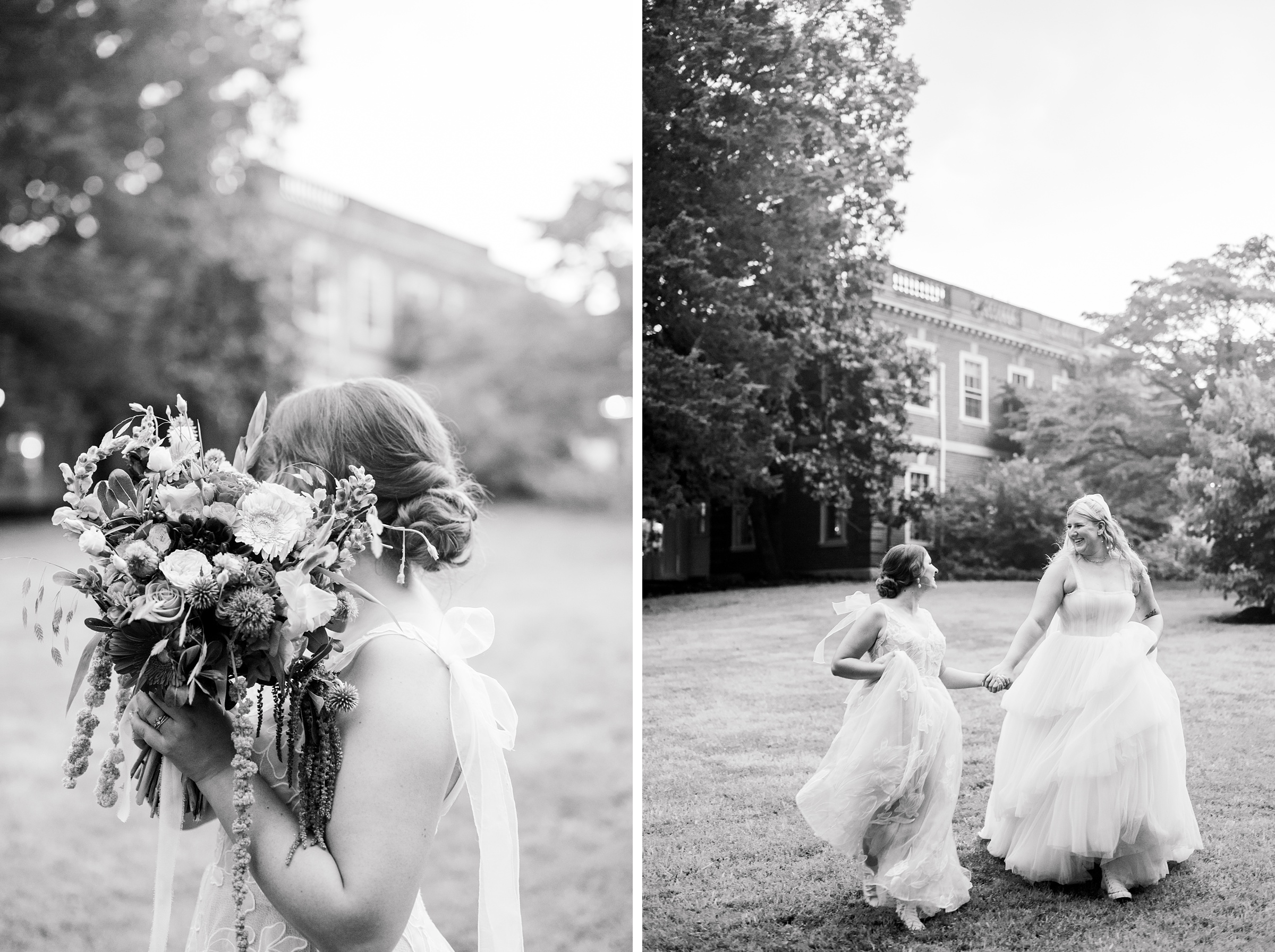 Kara and Kendall's vibrant summer wedding at the Woodend Nature Sanctuary photographed by Baltimore Wedding Photographer Cait Kramer.