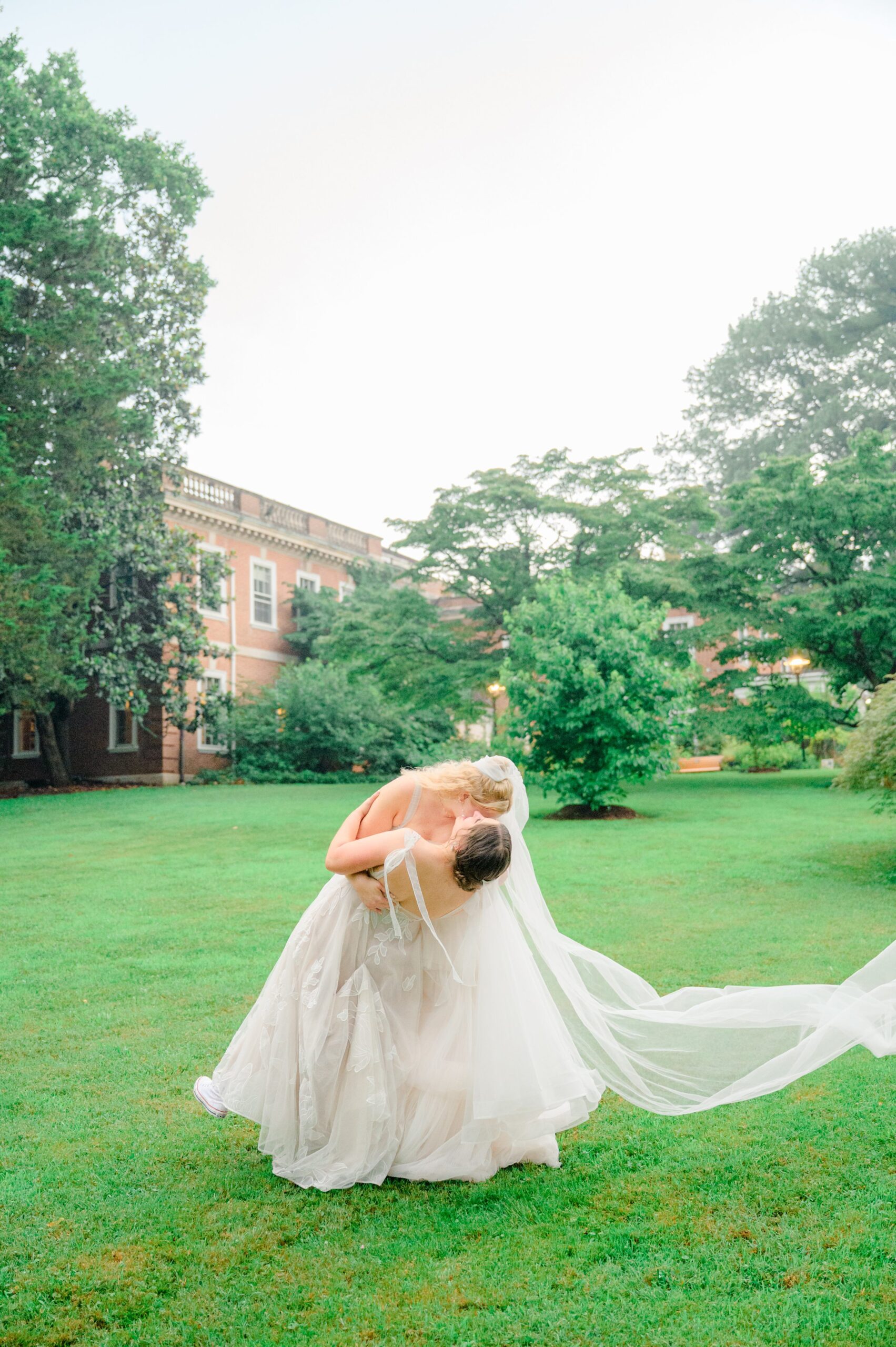 Kara and Kendall's vibrant summer wedding at the Woodend Nature Sanctuary photographed by Baltimore Wedding Photographer Cait Kramer.