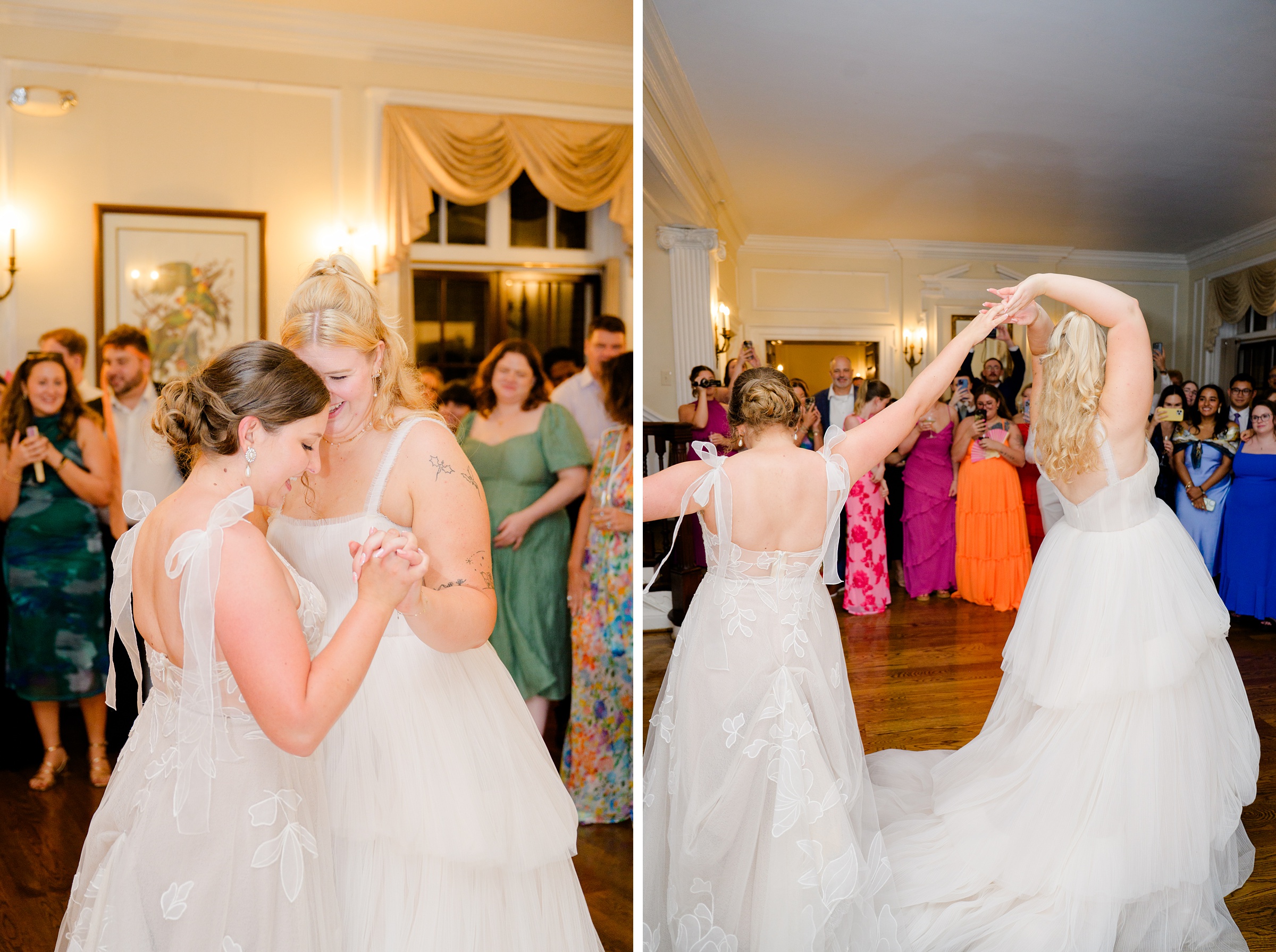 Kara and Kendall's vibrant summer wedding at the Woodend Nature Sanctuary photographed by Baltimore Wedding Photographer Cait Kramer.