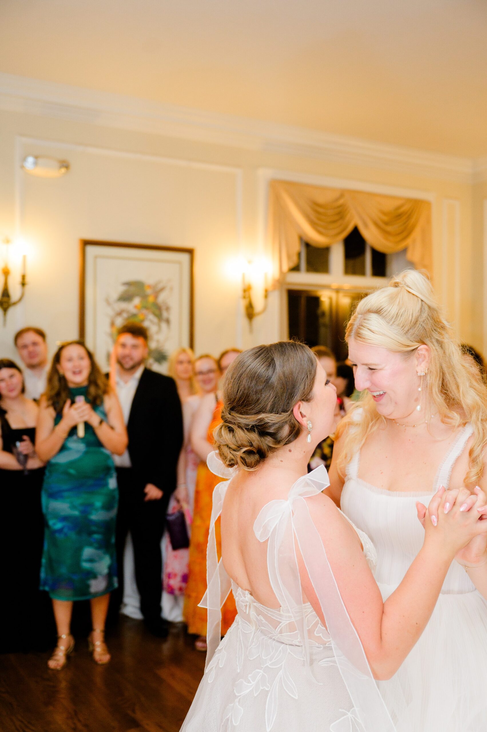 Kara and Kendall's vibrant summer wedding at the Woodend Nature Sanctuary photographed by Baltimore Wedding Photographer Cait Kramer.
