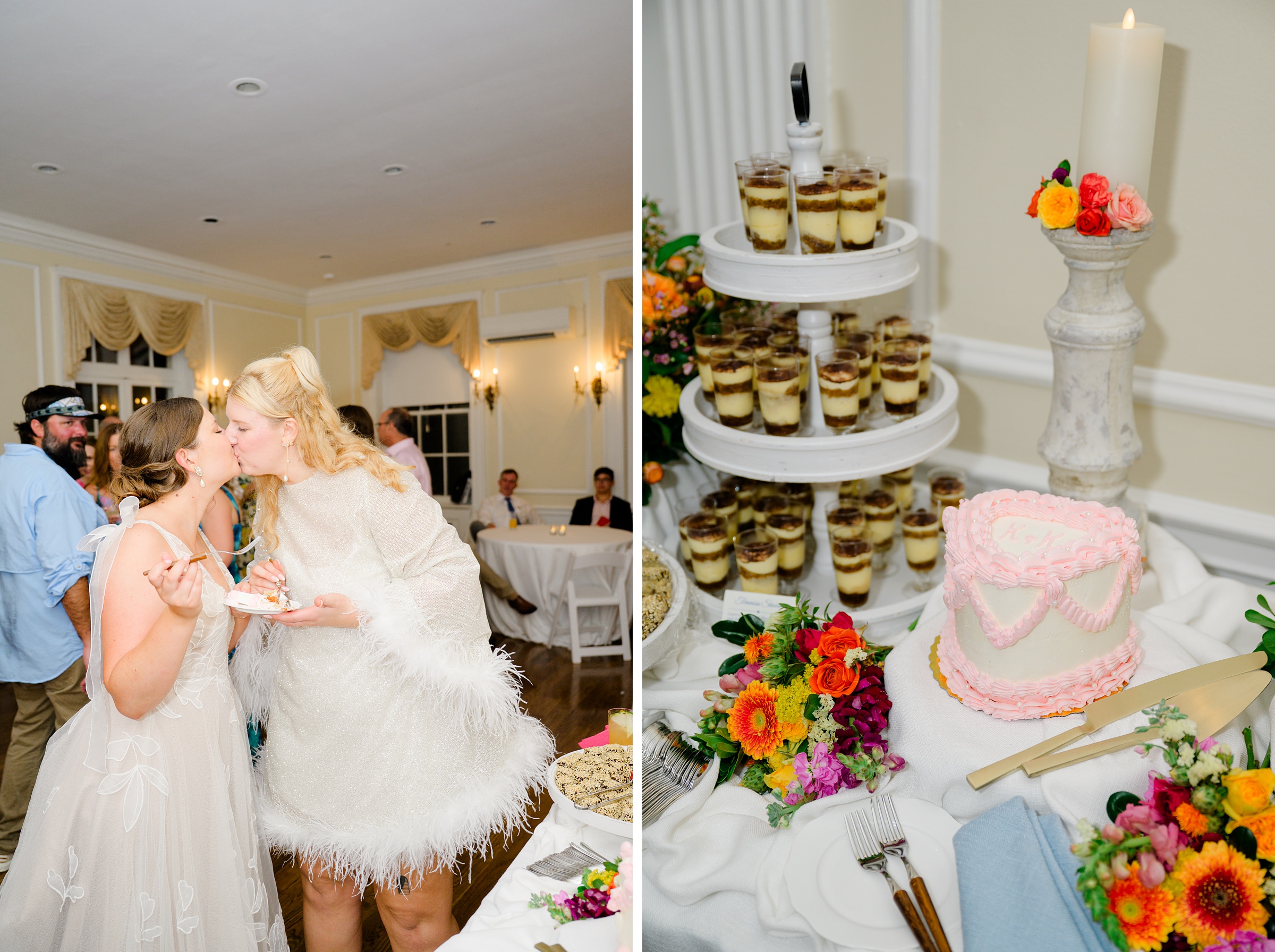 Kara and Kendall's vibrant summer wedding at the Woodend Nature Sanctuary photographed by Baltimore Wedding Photographer Cait Kramer.