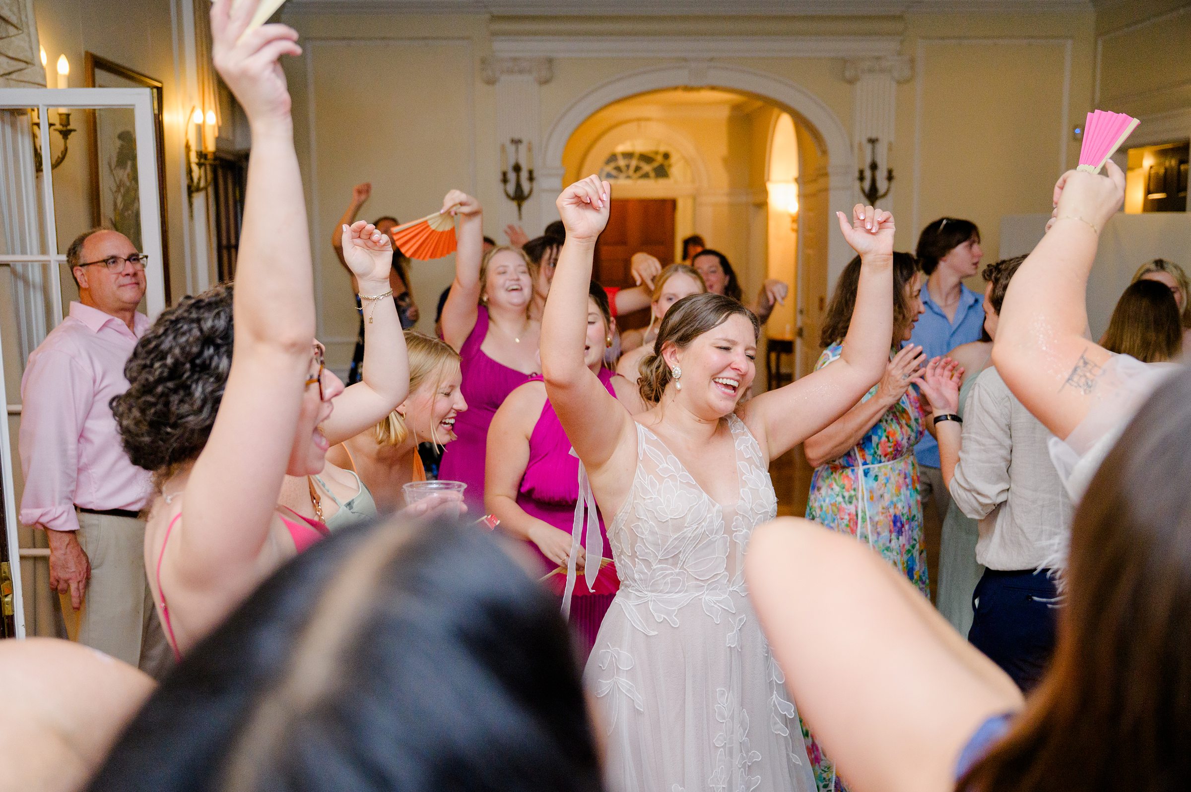 Kara and Kendall's vibrant summer wedding at the Woodend Nature Sanctuary photographed by Baltimore Wedding Photographer Cait Kramer.