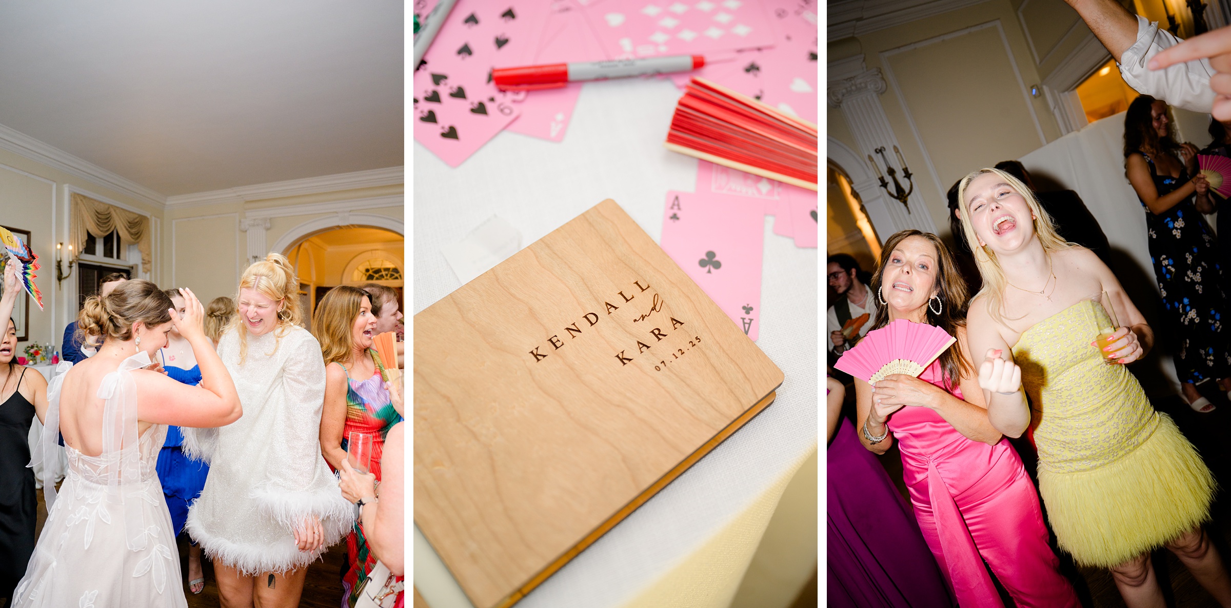 Kara and Kendall's vibrant summer wedding at the Woodend Nature Sanctuary photographed by Baltimore Wedding Photographer Cait Kramer.