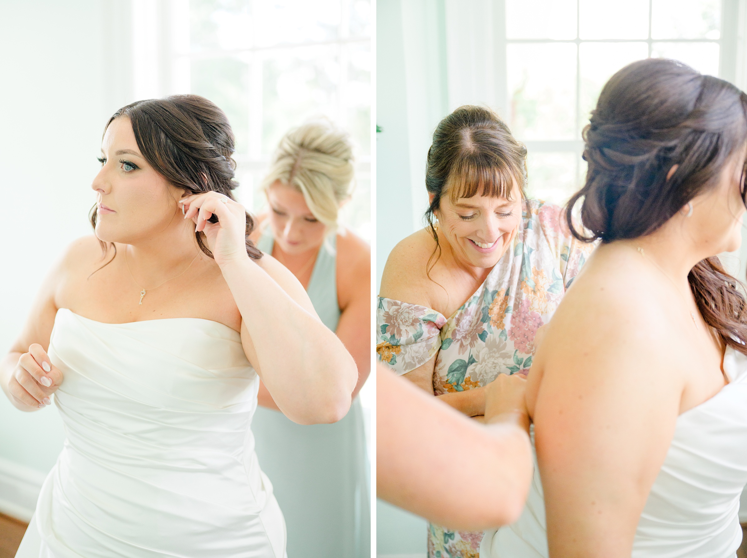 Summer wedding day at Raspberry Plain Manor in Leesburg, Virginia. Photographed by Baltimore Wedding Photographer Cait Kramer.