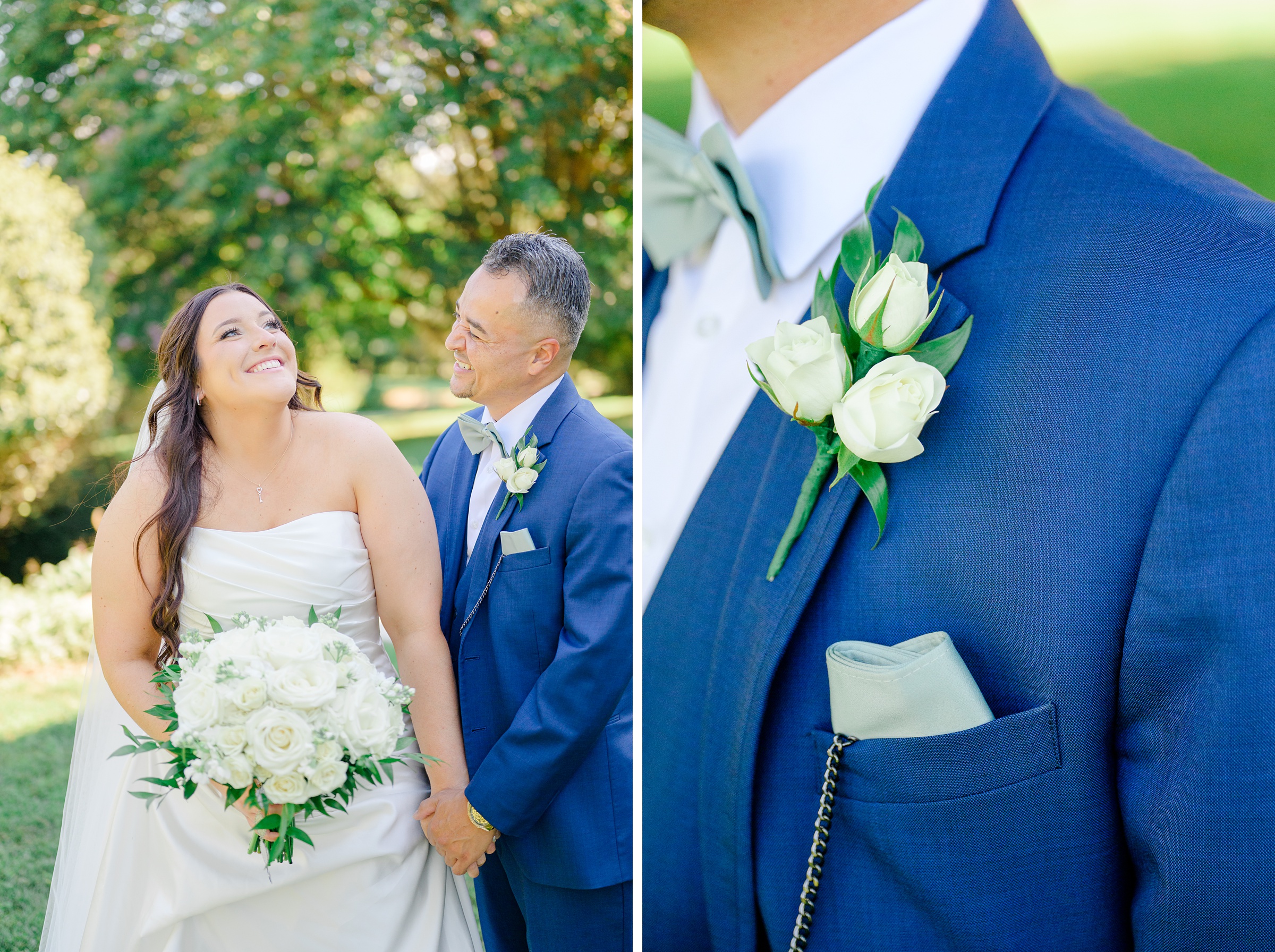 Summer wedding day at Raspberry Plain Manor in Leesburg, Virginia. Photographed by Baltimore Wedding Photographer Cait Kramer.