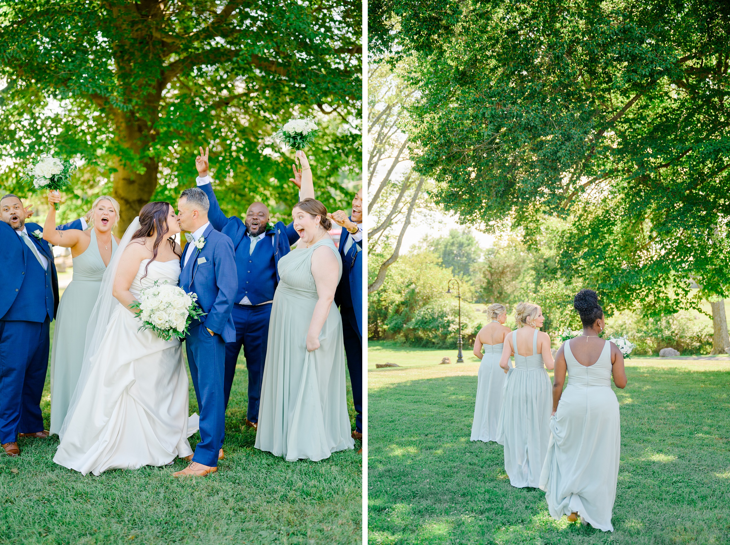 Summer wedding day at Raspberry Plain Manor in Leesburg, Virginia. Photographed by Baltimore Wedding Photographer Cait Kramer.