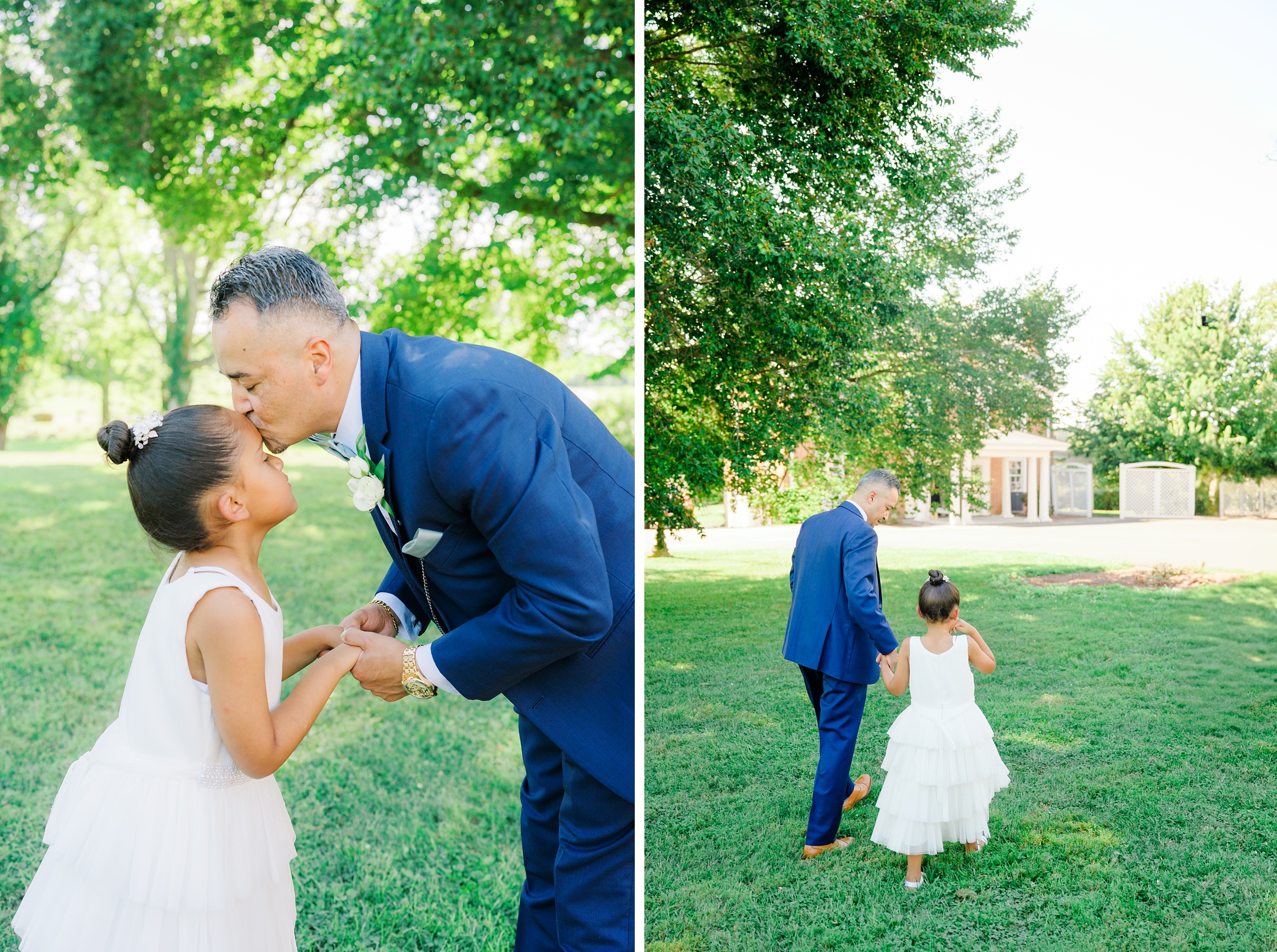 Summer wedding day at Raspberry Plain Manor in Leesburg, Virginia. Photographed by Baltimore Wedding Photographer Cait Kramer.