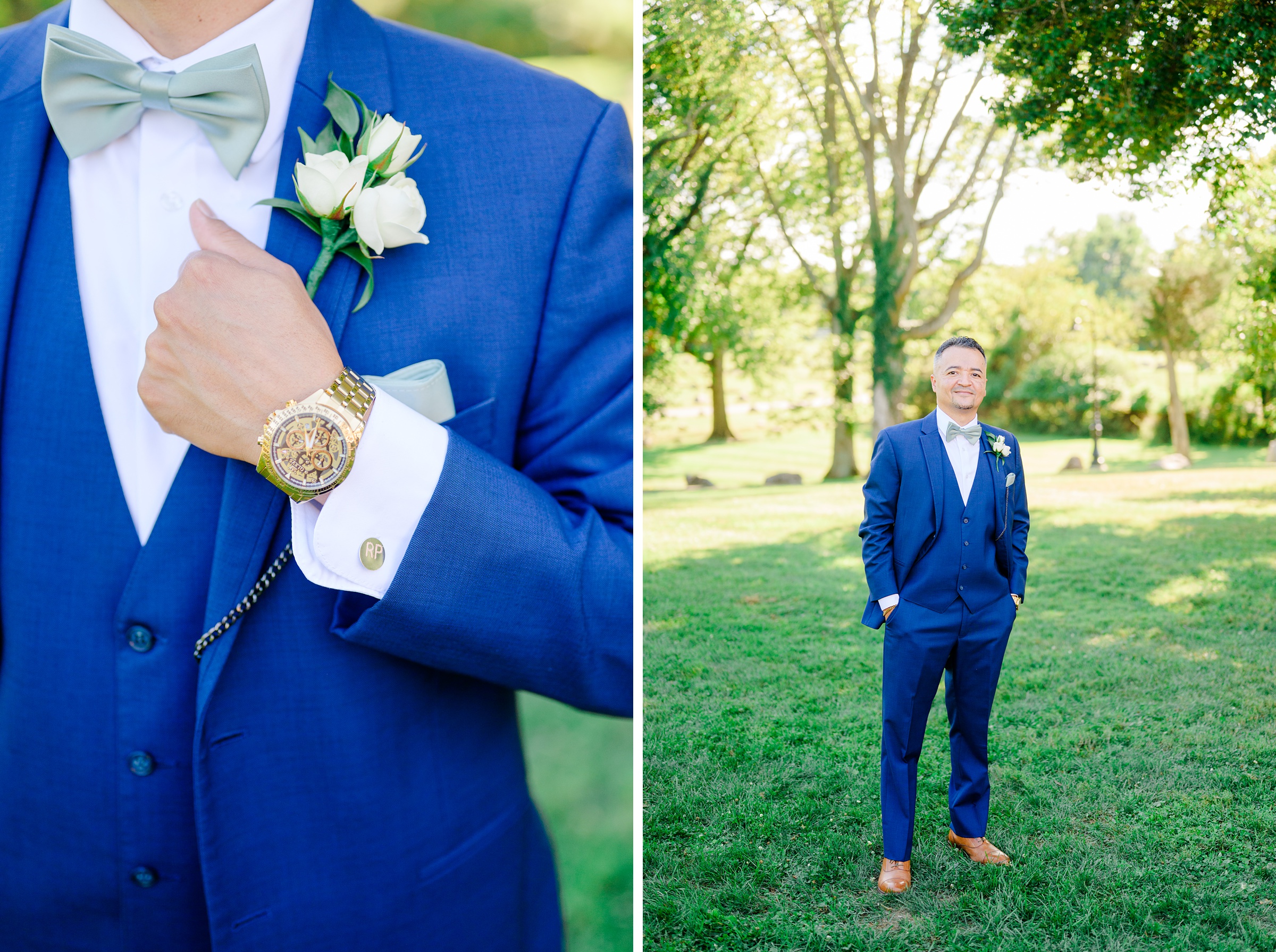 Summer wedding day at Raspberry Plain Manor in Leesburg, Virginia. Photographed by Baltimore Wedding Photographer Cait Kramer.