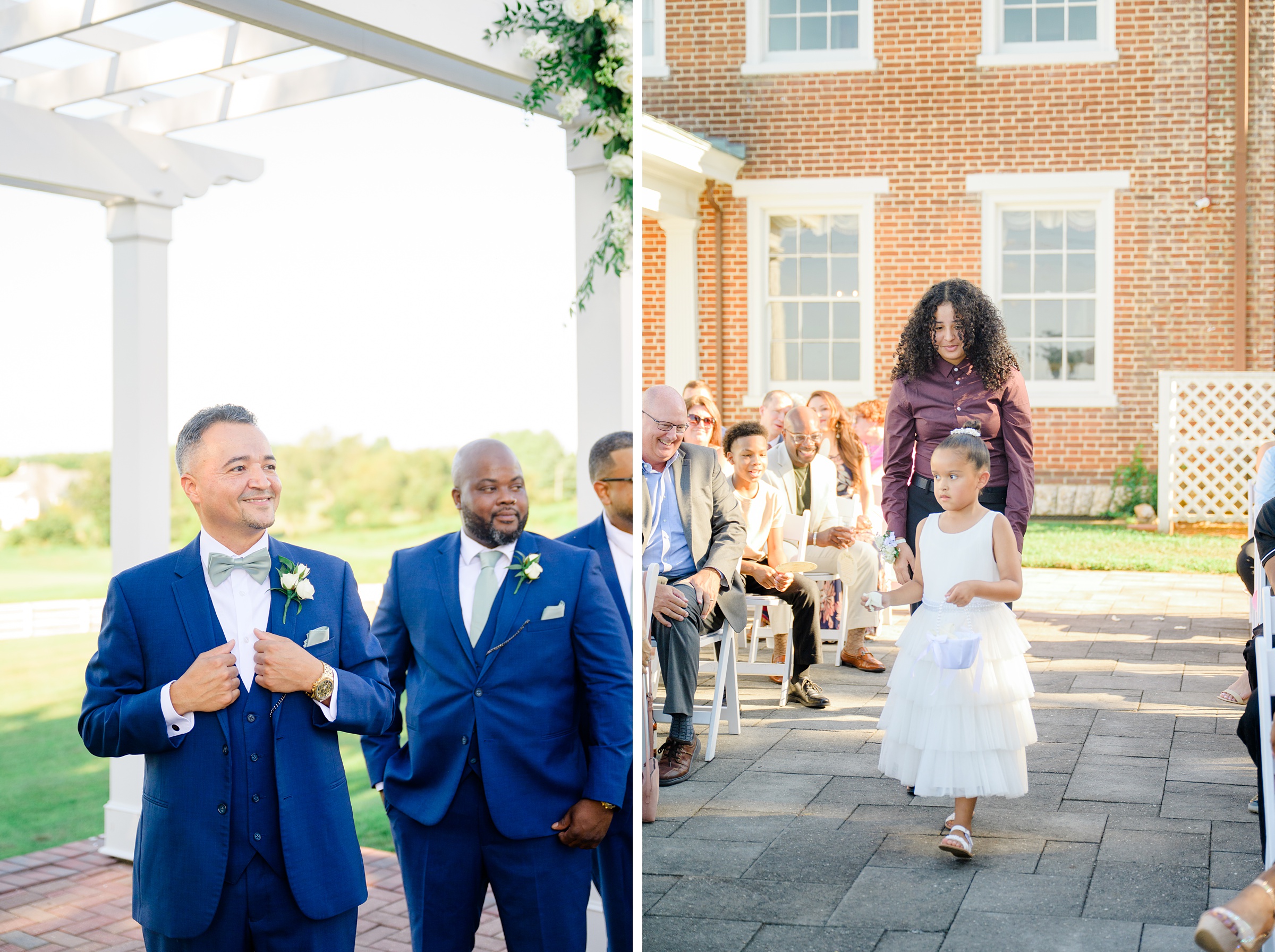 Summer wedding day at Raspberry Plain Manor in Leesburg, Virginia. Photographed by Baltimore Wedding Photographer Cait Kramer.