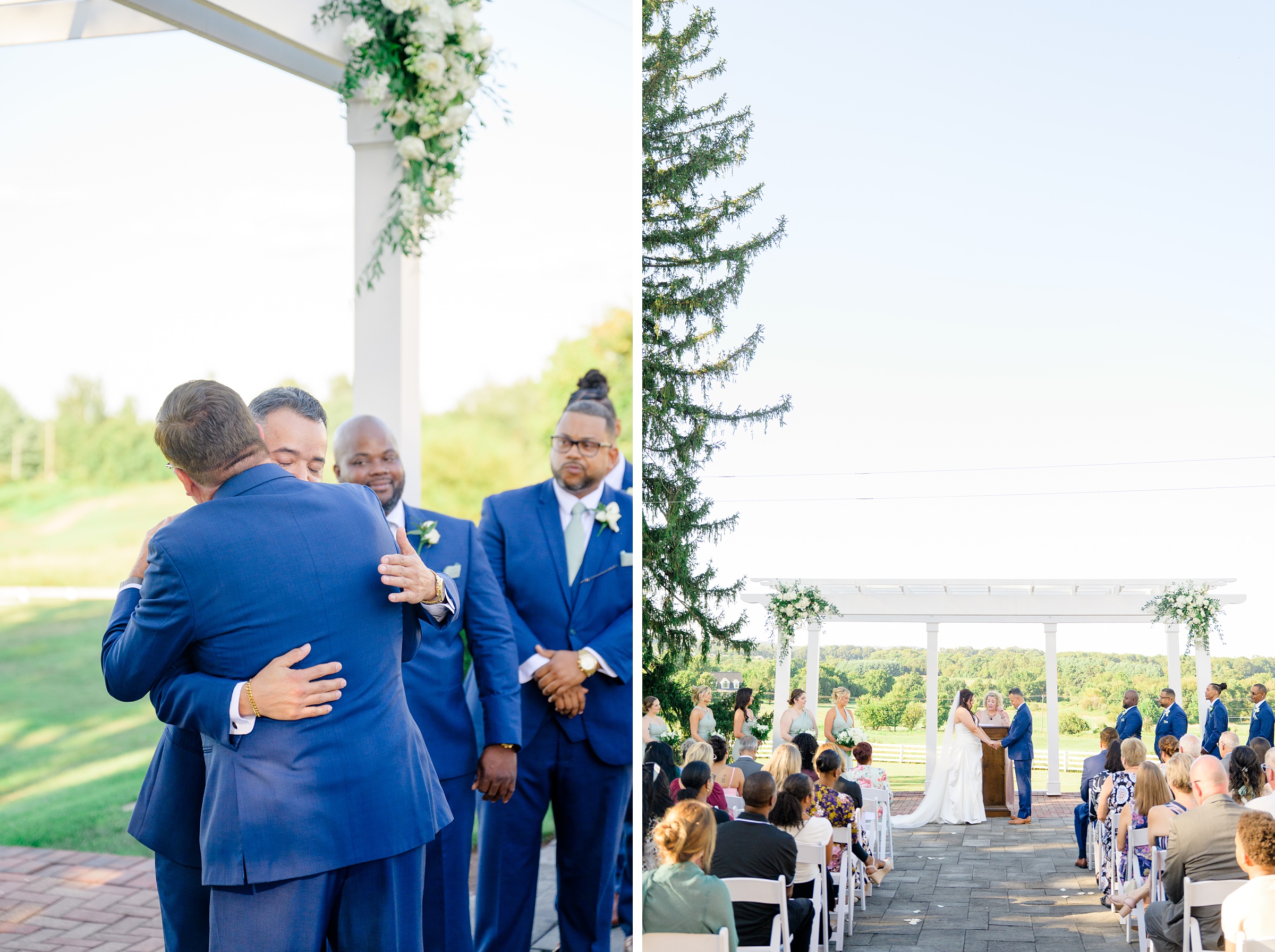 Summer wedding day at Raspberry Plain Manor in Leesburg, Virginia. Photographed by Baltimore Wedding Photographer Cait Kramer.