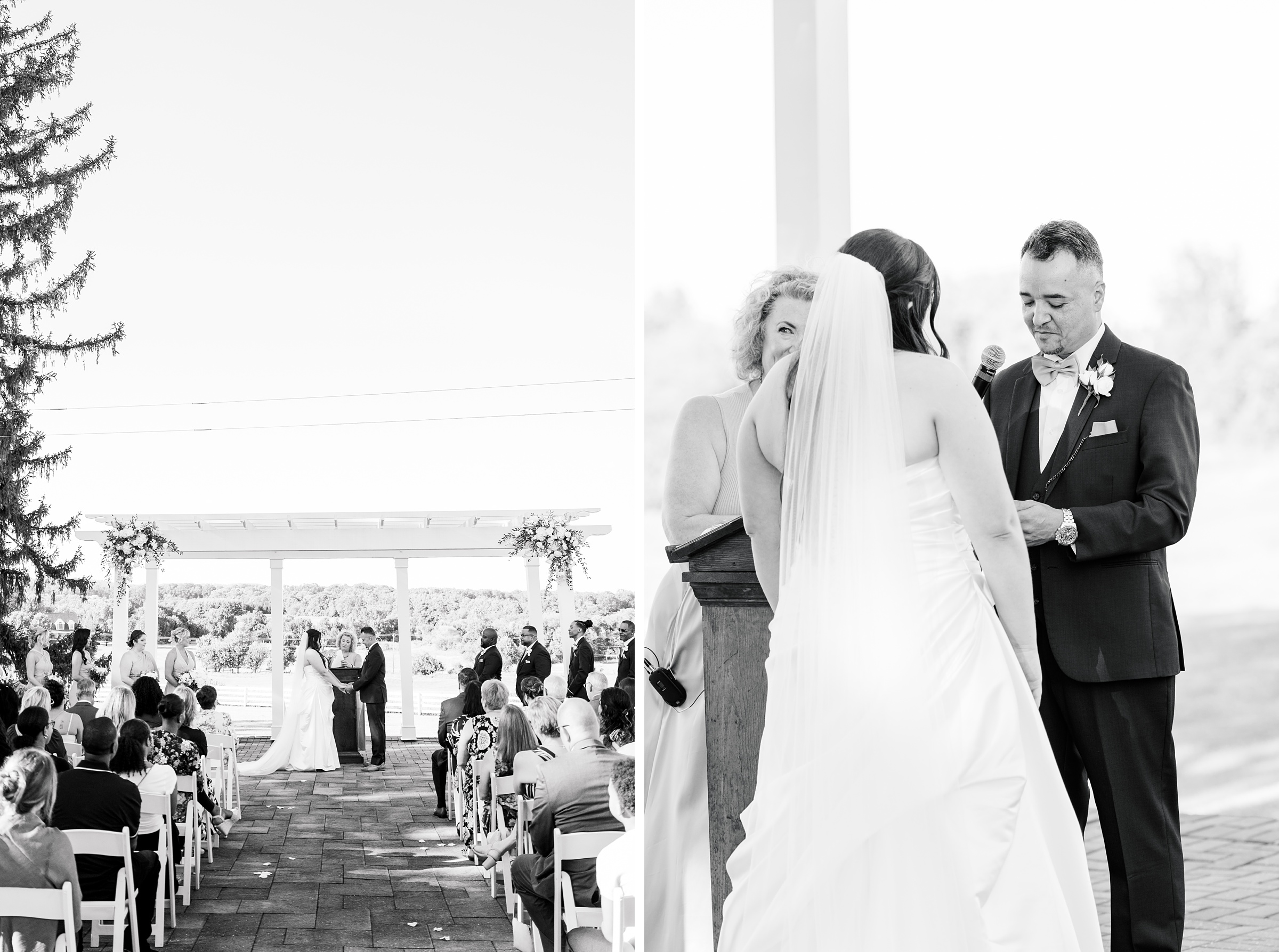 Summer wedding day at Raspberry Plain Manor in Leesburg, Virginia. Photographed by Baltimore Wedding Photographer Cait Kramer.