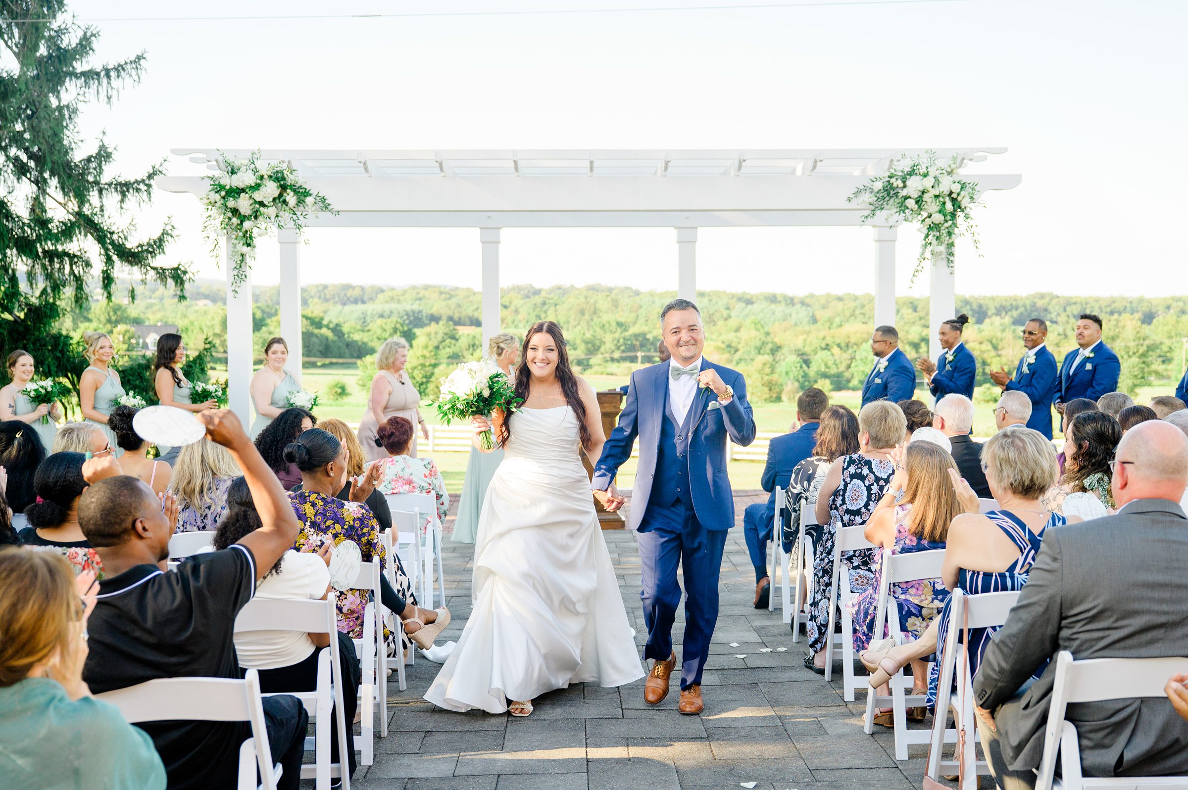 Summer wedding day at Raspberry Plain Manor in Leesburg, Virginia. Photographed by Baltimore Wedding Photographer Cait Kramer.