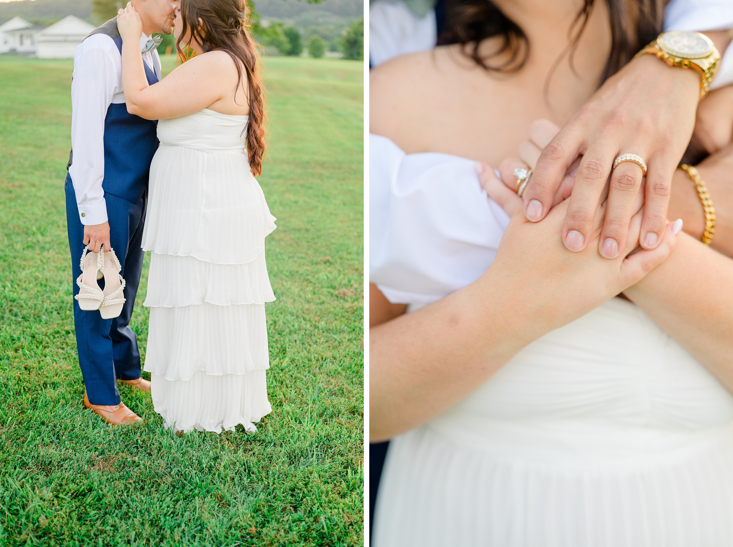 Summer wedding day at Raspberry Plain Manor in Leesburg, Virginia. Photographed by Baltimore Wedding Photographer Cait Kramer.