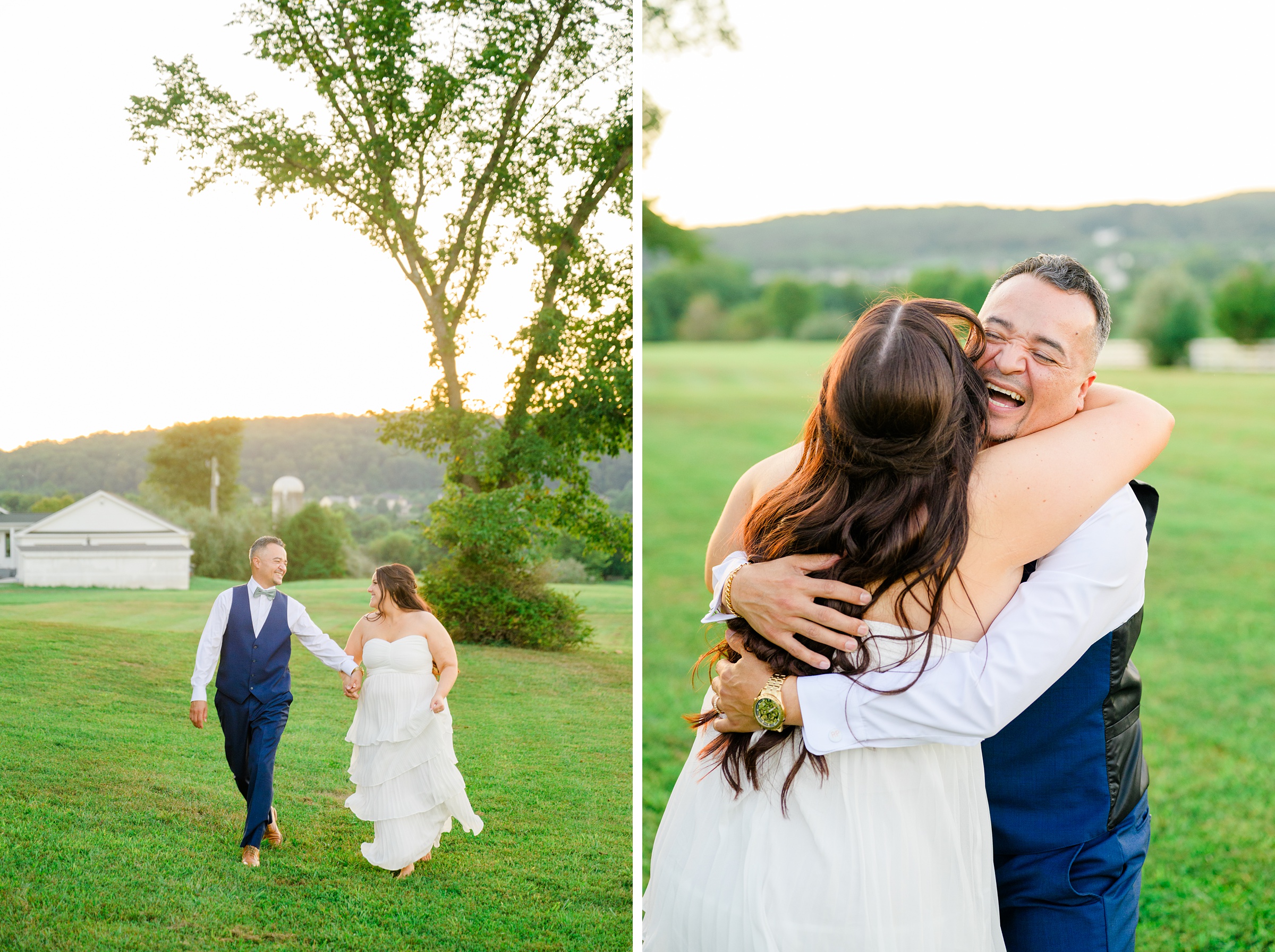 Summer wedding day at Raspberry Plain Manor in Leesburg, Virginia. Photographed by Baltimore Wedding Photographer Cait Kramer.