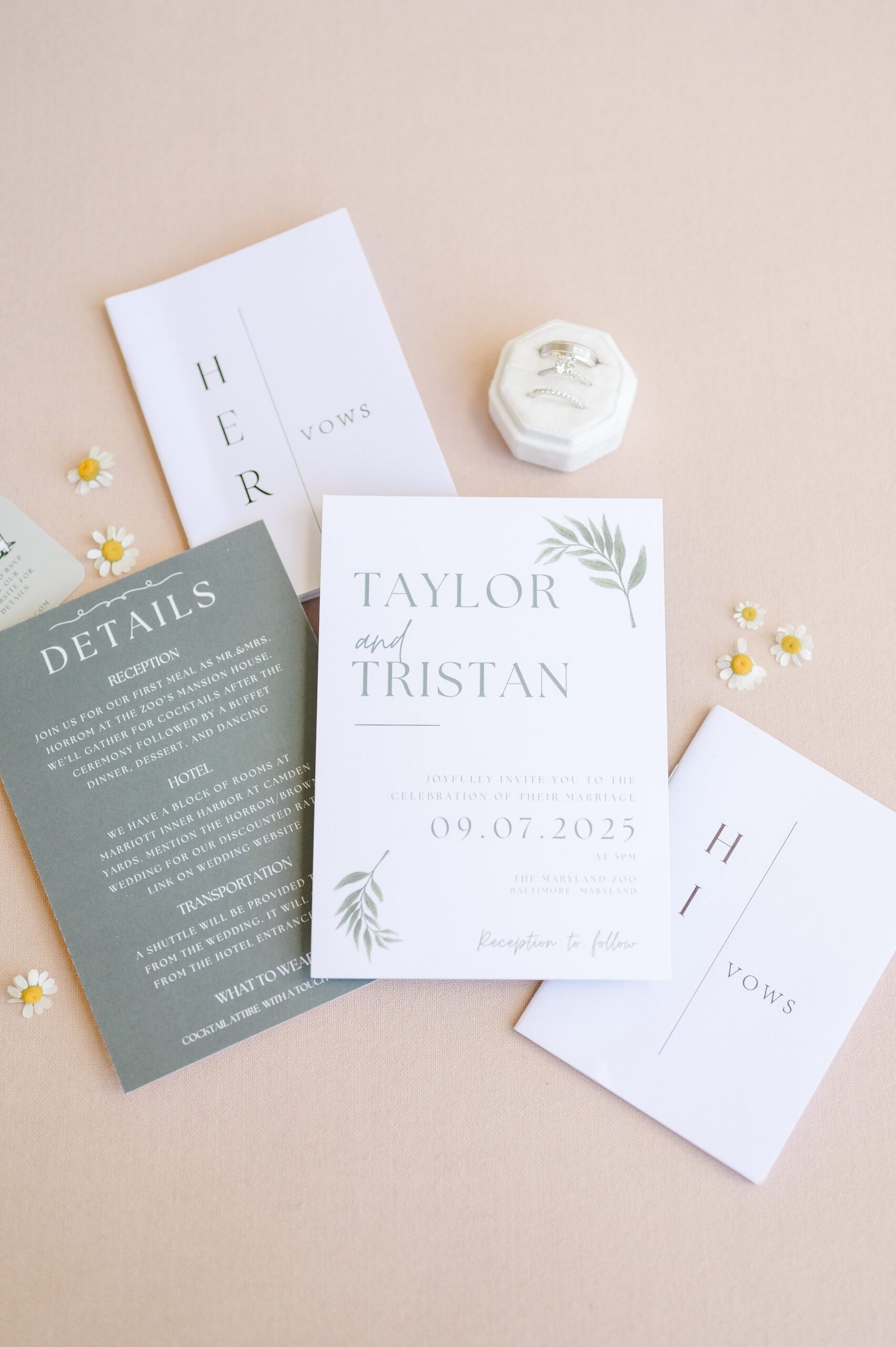 Bridal Details at Maryland Zoo wedding photographed by Baltimore Wedding Photographer Cait Kramer.