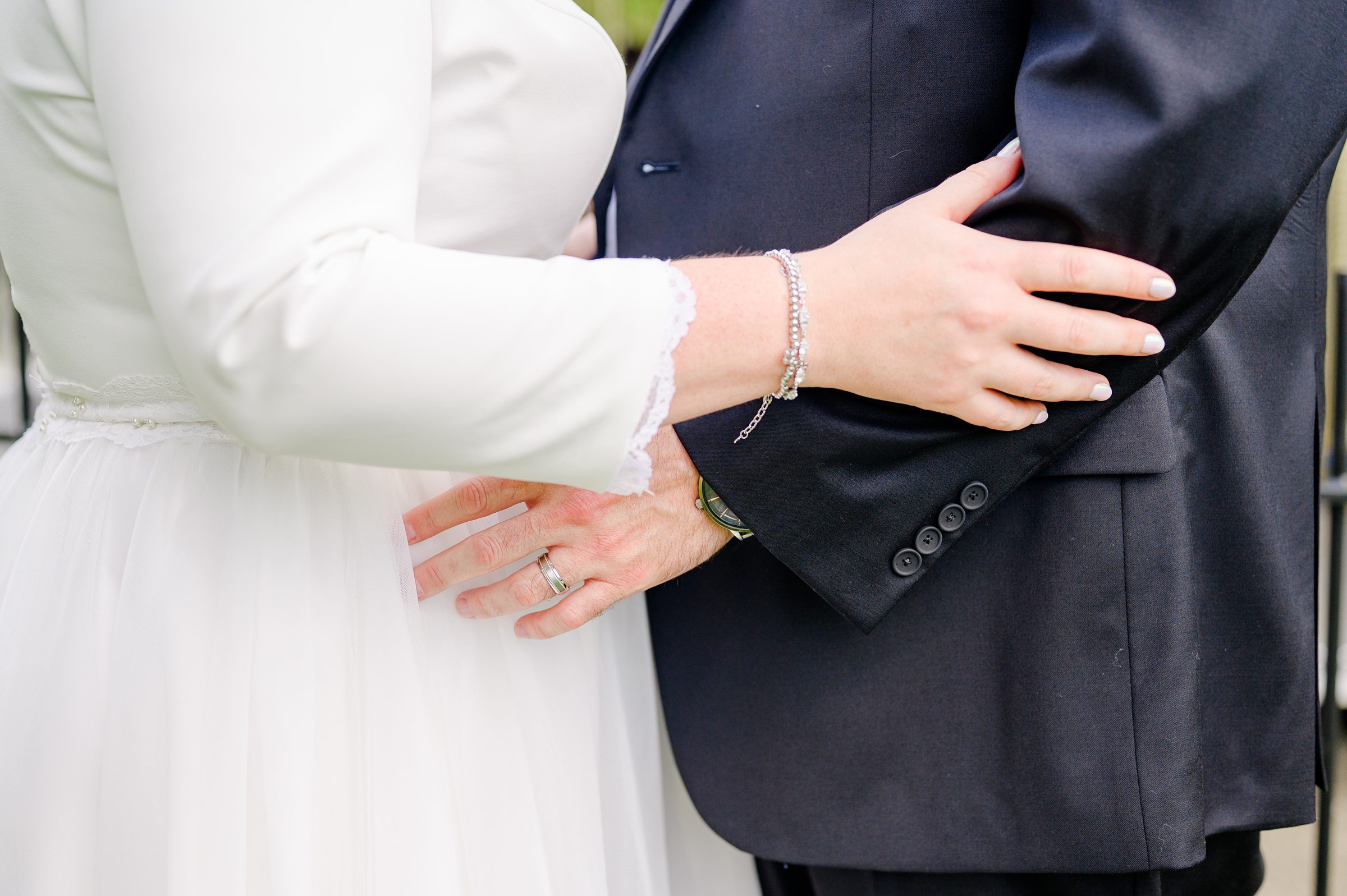 Bride and Groom portraits at Maryland Zoo wedding photographed by Baltimore Wedding Photographer Cait Kramer.