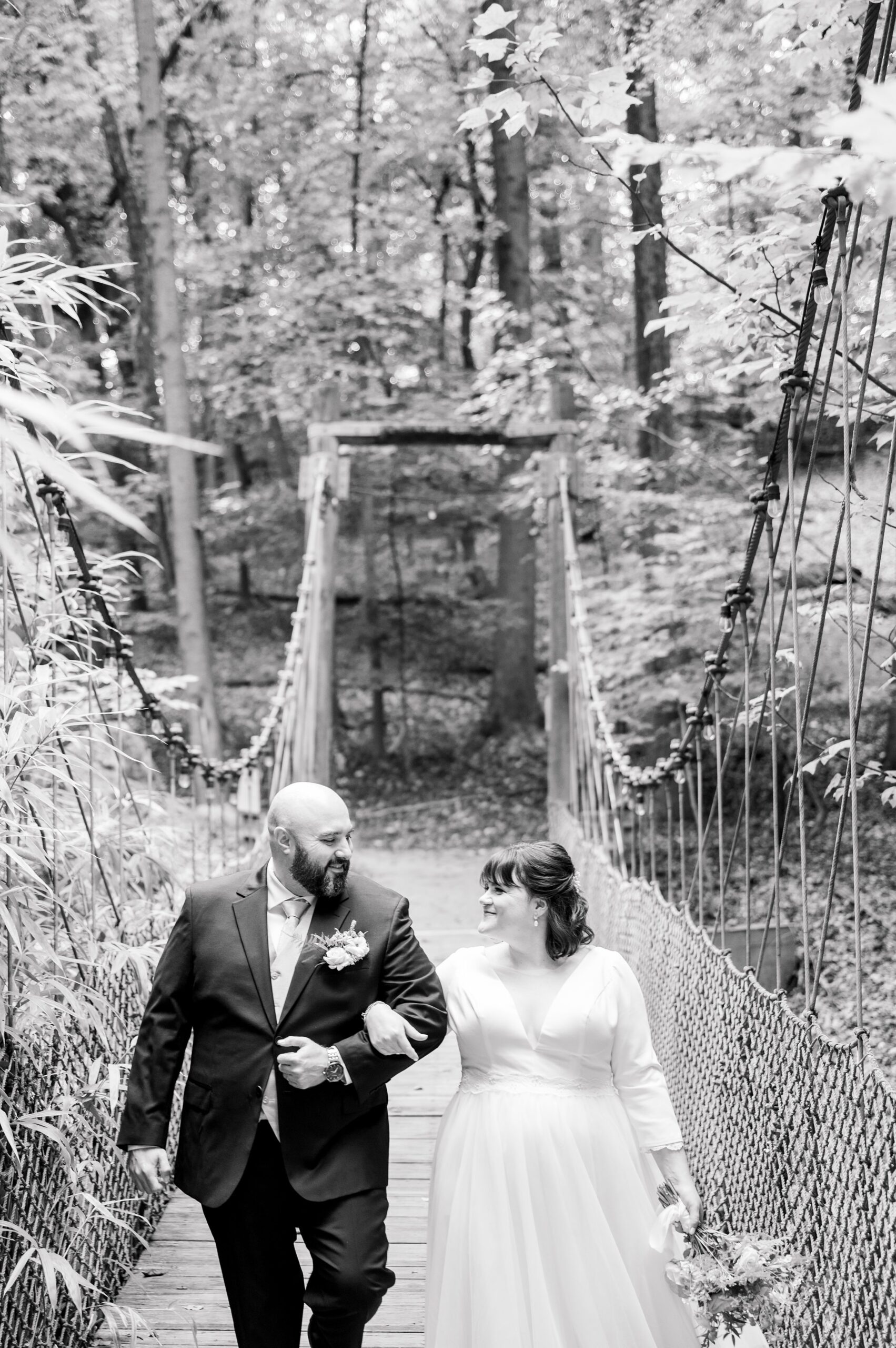 Bride and Groom portraits at Maryland Zoo wedding photographed by Baltimore Wedding Photographer Cait Kramer.