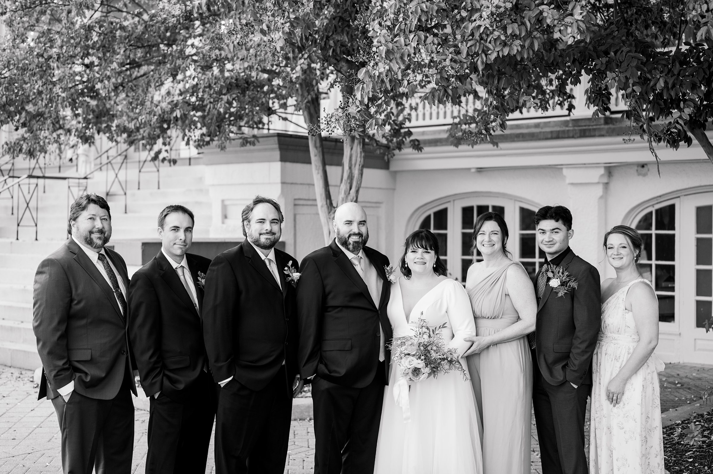 Family portraits at Maryland Zoo wedding photographed by Baltimore Wedding Photographer Cait Kramer.