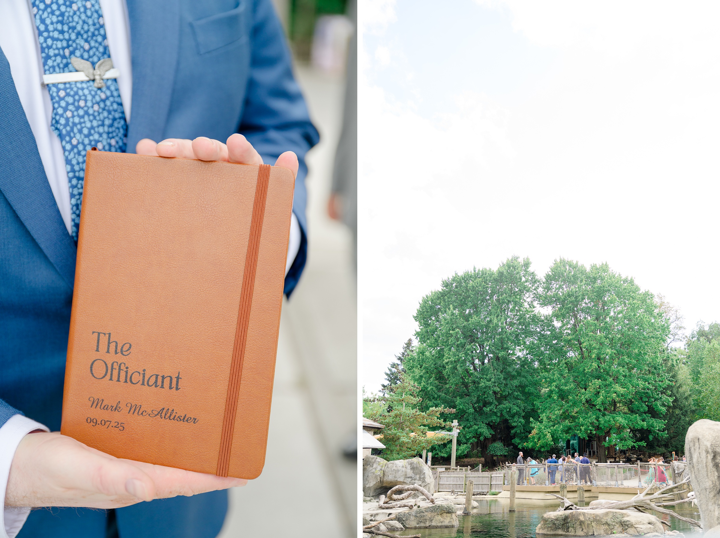 Wedding Ceremony at the Maryland Zoo photographed by Baltimore Wedding Photographer Cait Kramer.