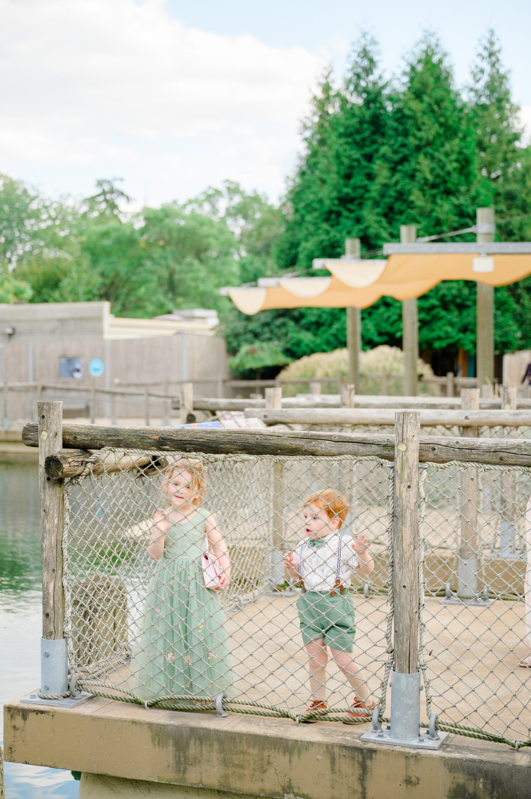 Wedding Ceremony at the Maryland Zoo photographed by Baltimore Wedding Photographer Cait Kramer.