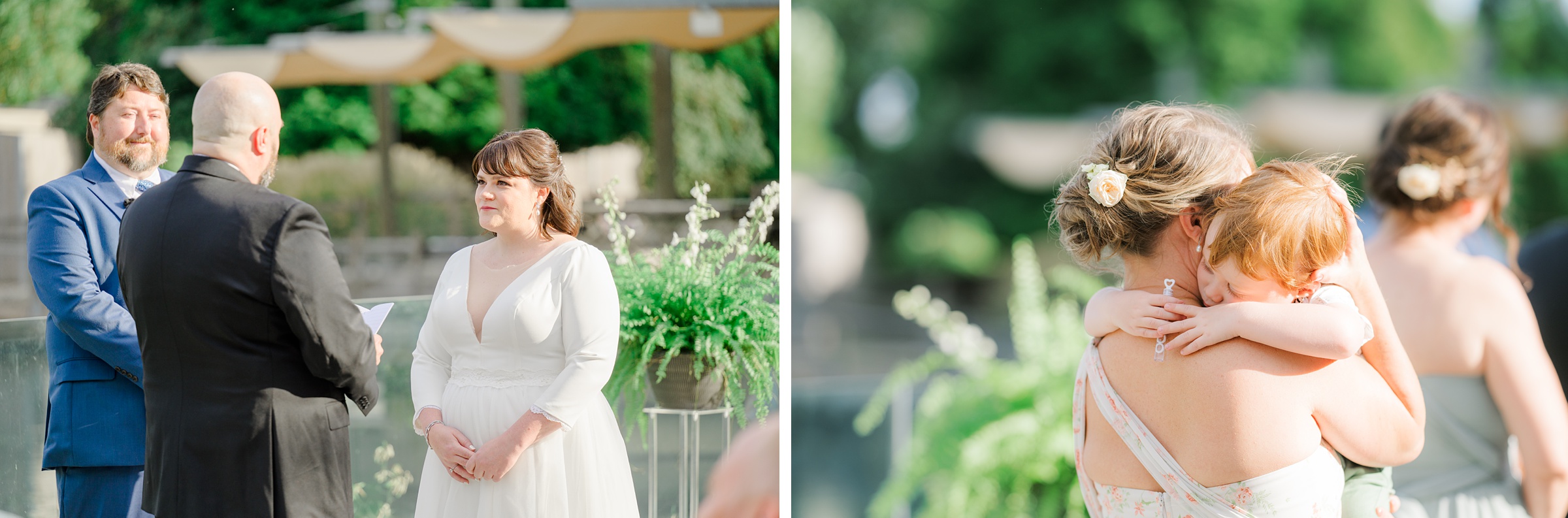 Wedding Ceremony at the Maryland Zoo photographed by Baltimore Wedding Photographer Cait Kramer.