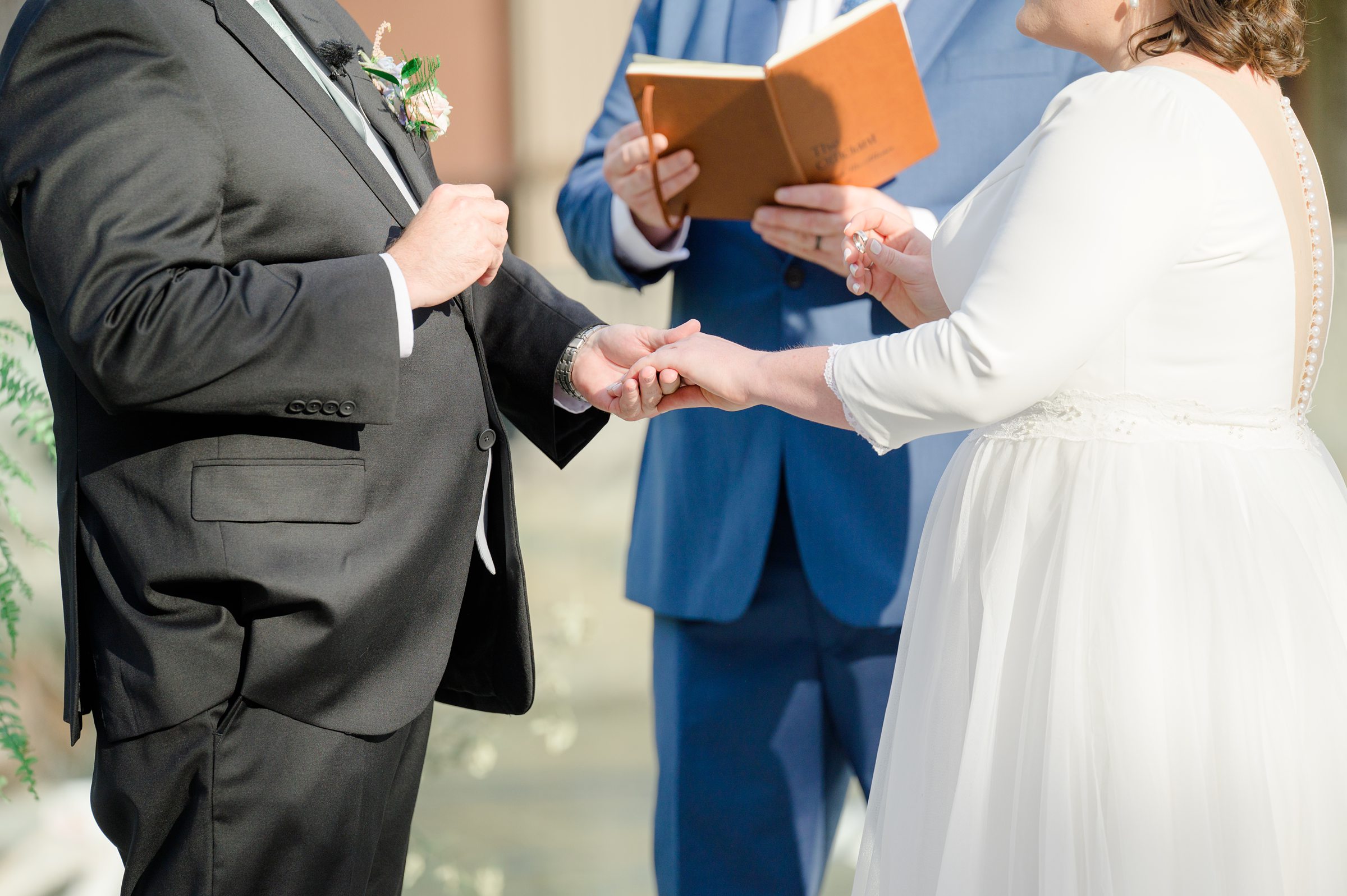 Wedding Ceremony at the Maryland Zoo photographed by Baltimore Wedding Photographer Cait Kramer.