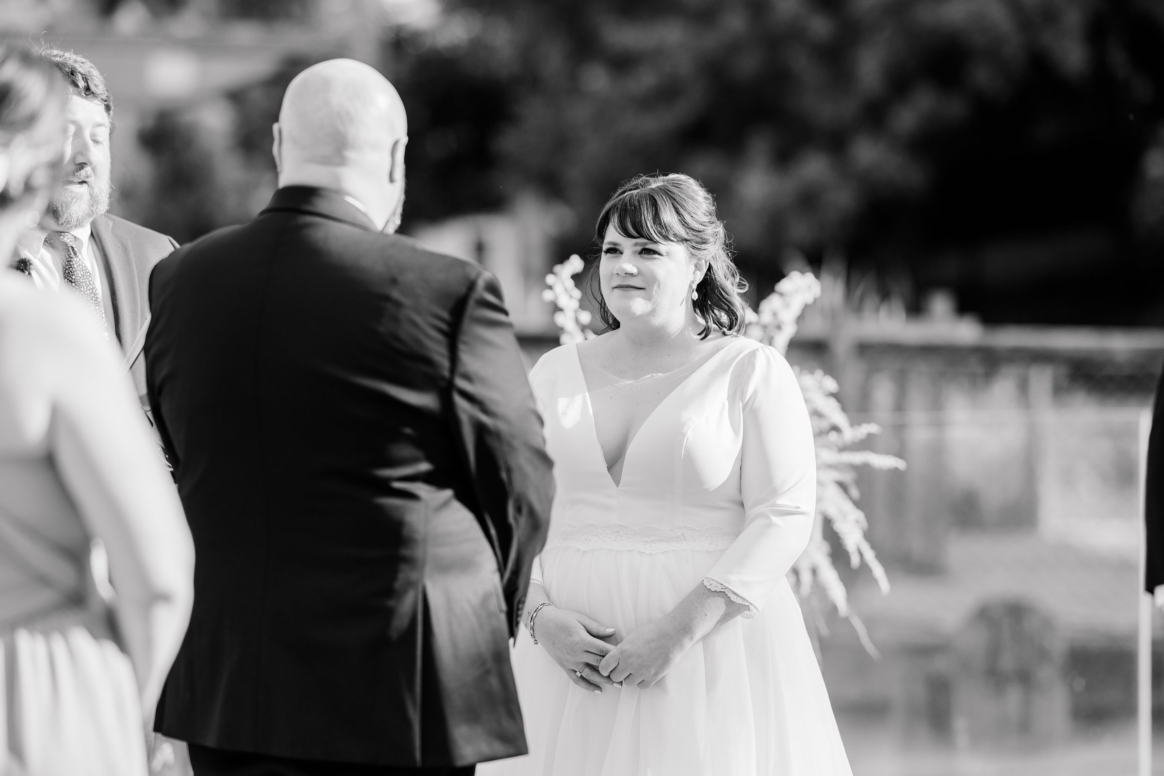 Wedding Ceremony at the Maryland Zoo photographed by Baltimore Wedding Photographer Cait Kramer.