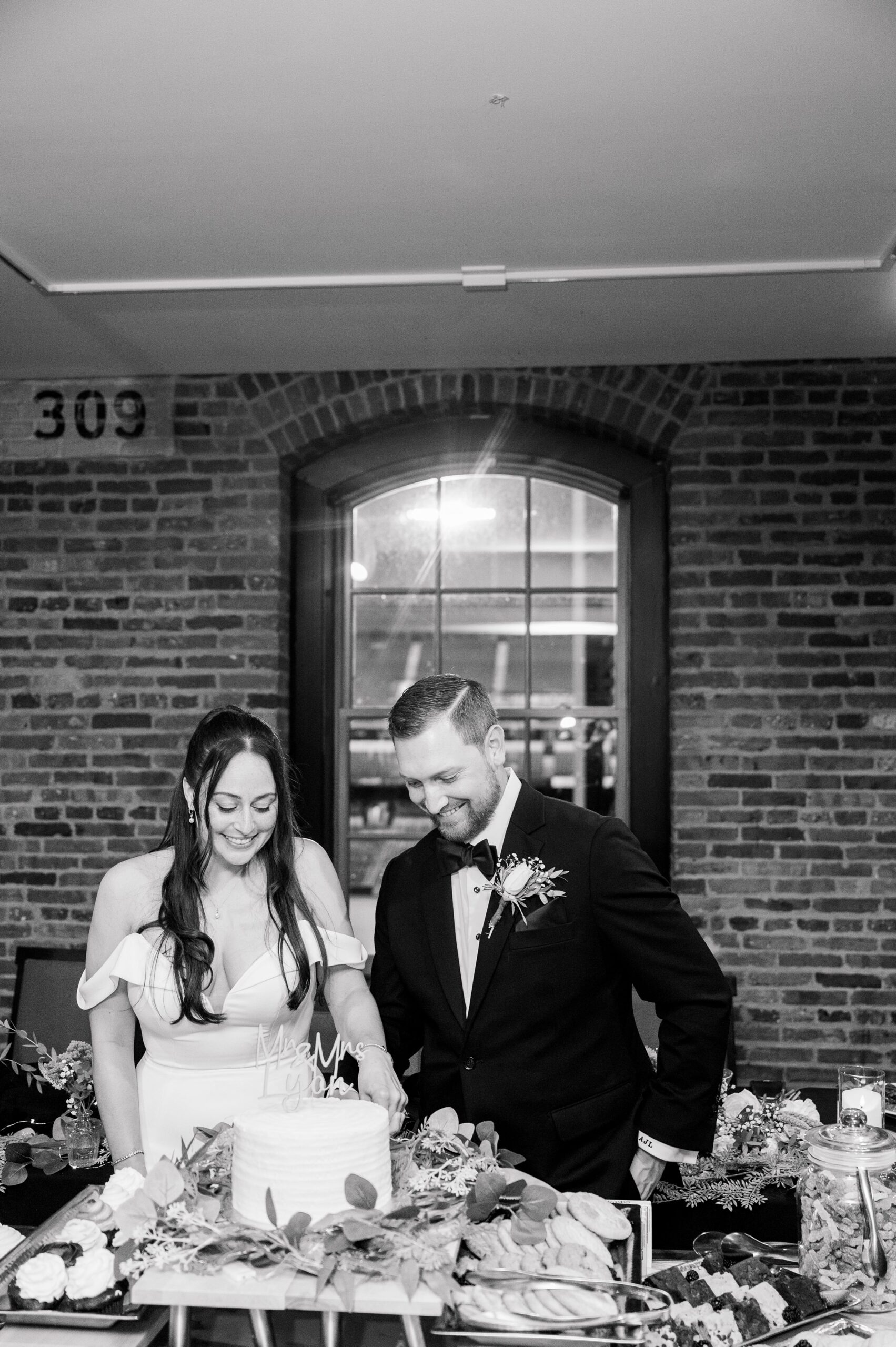 Wedding Reception at Oriole Park at Camden Yards photographed by Baltimore Wedding Photographer Cait Kramer.