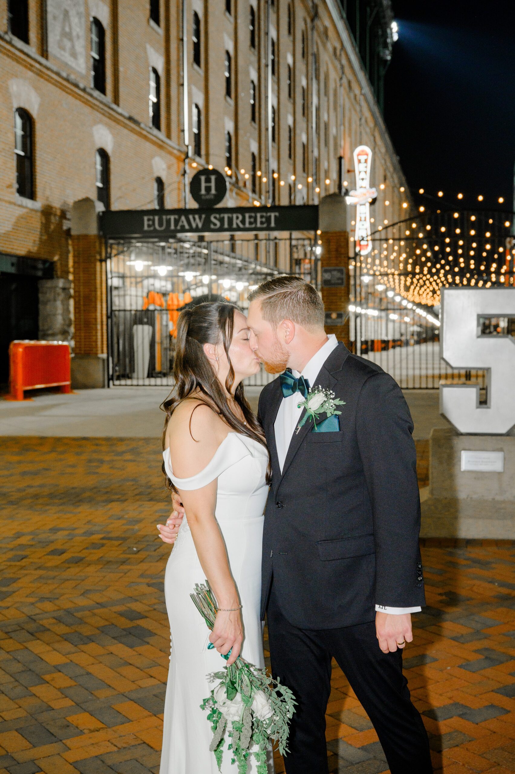 Wedding Reception at Oriole Park at Camden Yards photographed by Baltimore Wedding Photographer Cait Kramer.