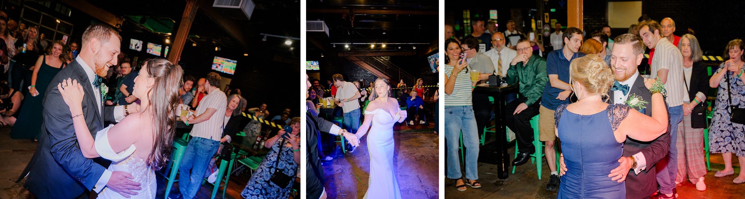 Reception Dance Floor at Oriole Park at Camden Yards Wedding photographed by Baltimore Wedding Photographer Cait Kramer.