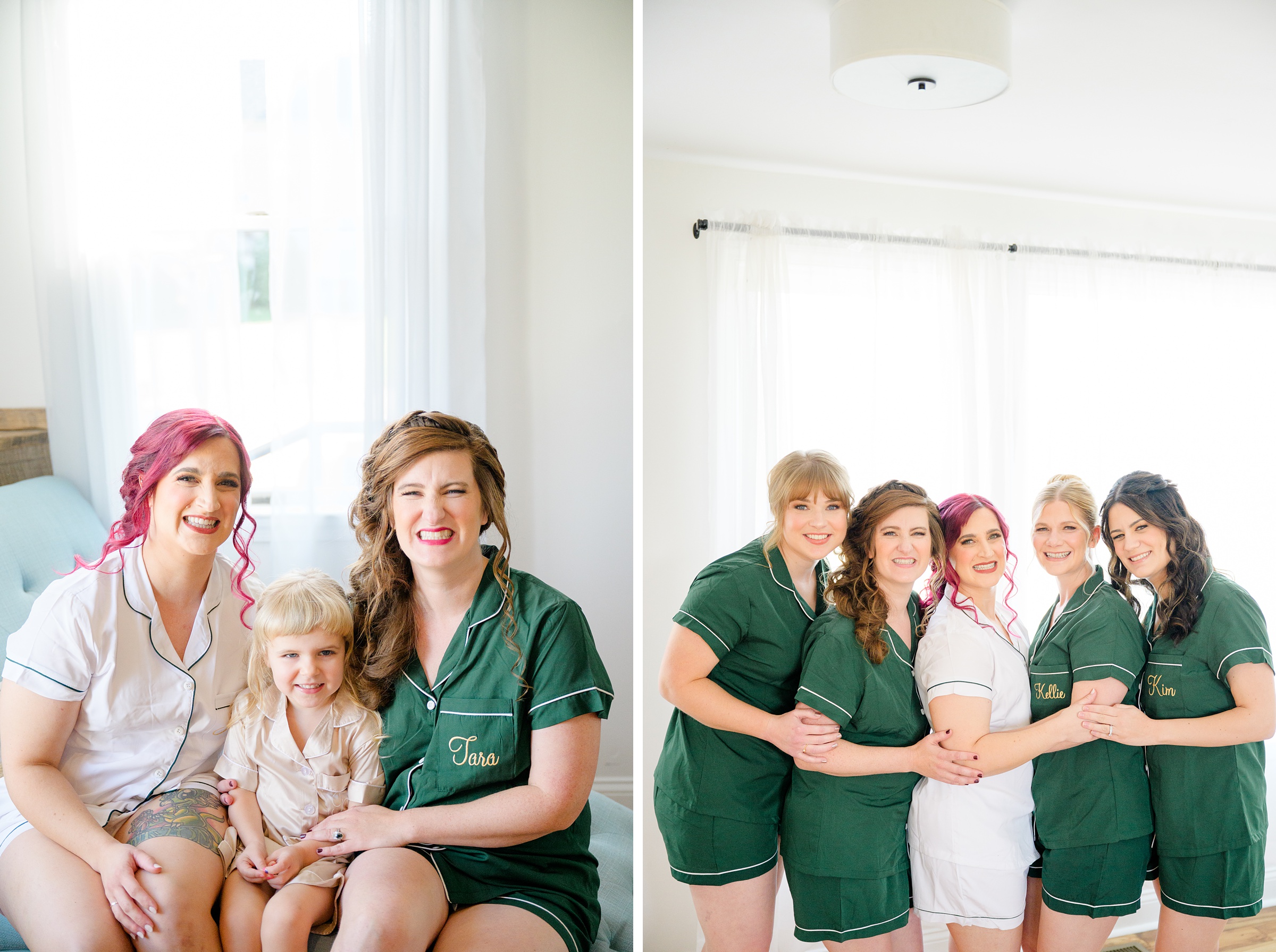 Colorful fall wedding day at Rosewood Farms in Elkton, Maryland photographed by Baltimore Wedding Photographer Cait Kramer.