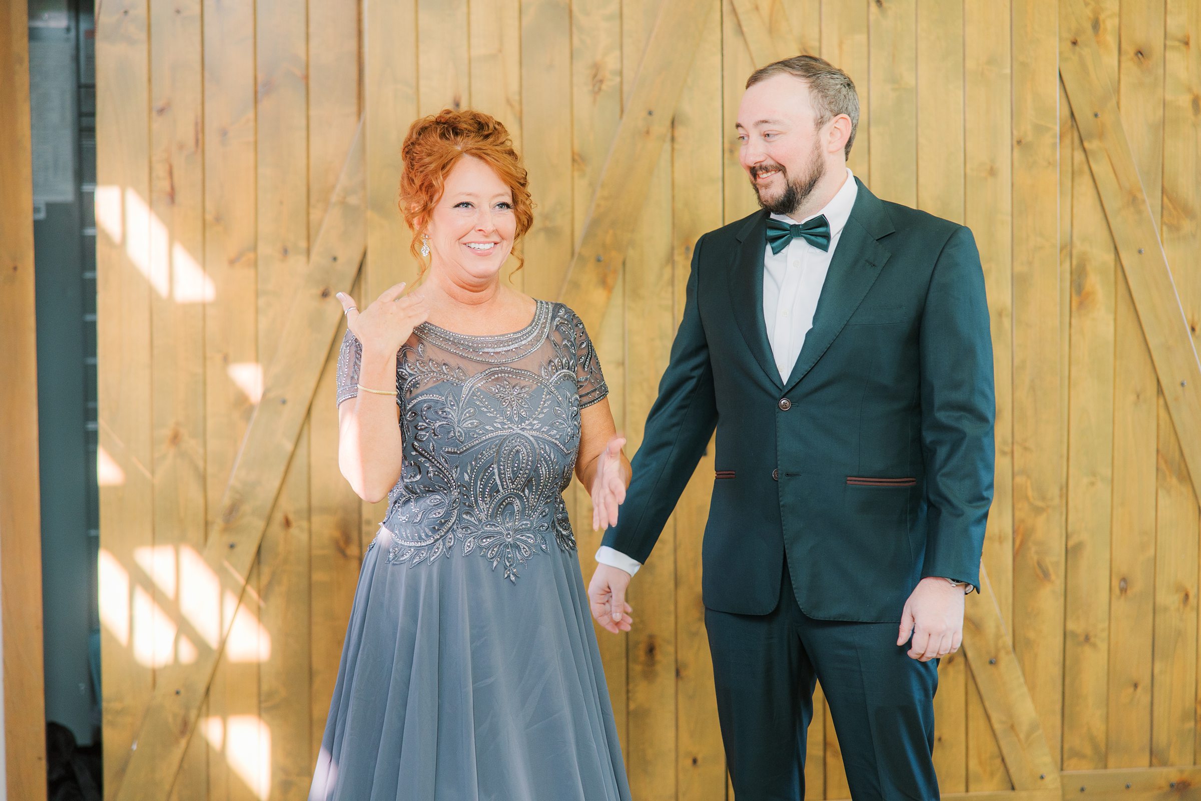 Colorful fall wedding day at Rosewood Farms in Elkton, Maryland photographed by Baltimore Wedding Photographer Cait Kramer.