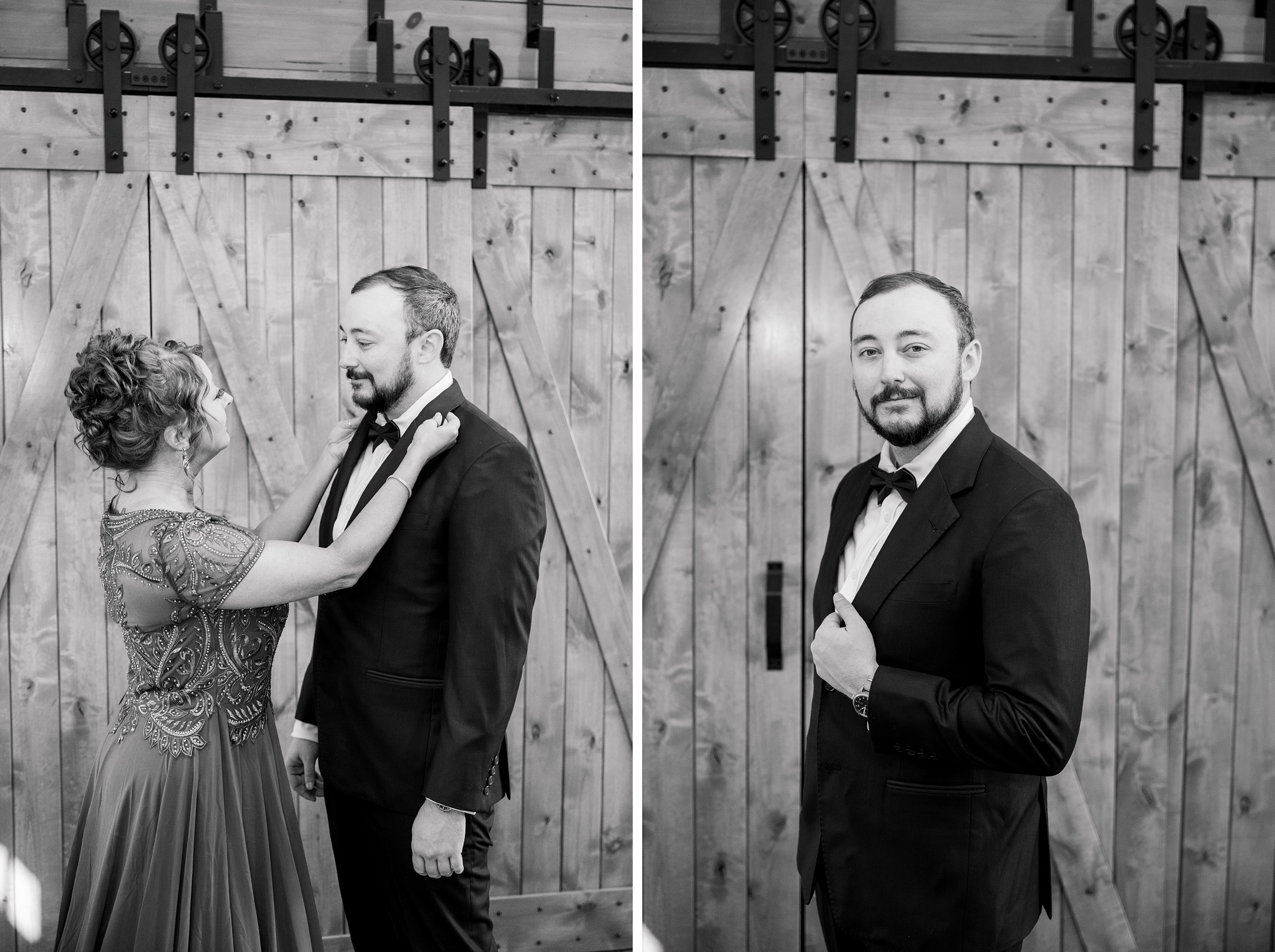 Colorful fall wedding day at Rosewood Farms in Elkton, Maryland photographed by Baltimore Wedding Photographer Cait Kramer.