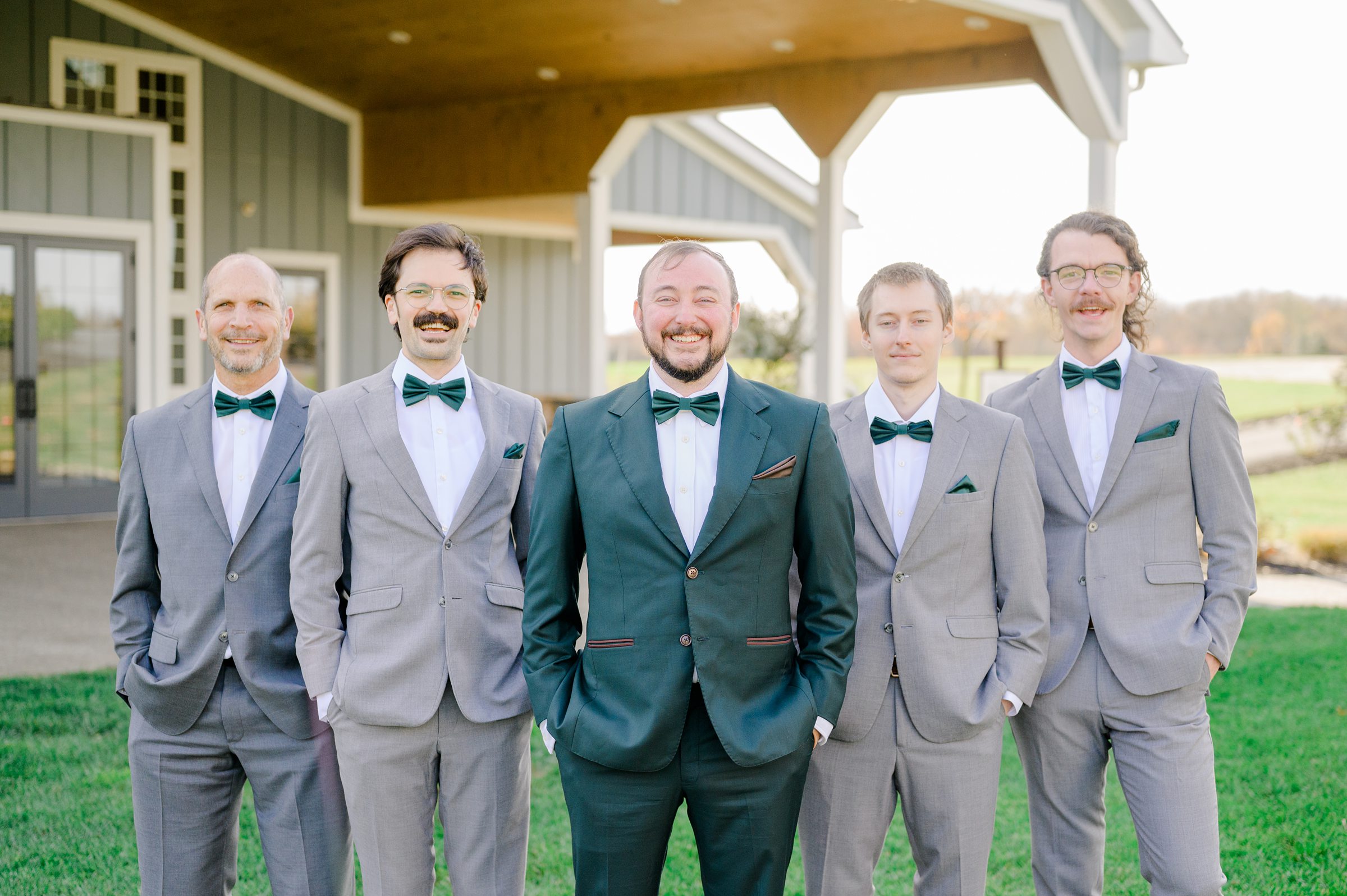 Colorful fall wedding day at Rosewood Farms in Elkton, Maryland photographed by Baltimore Wedding Photographer Cait Kramer.