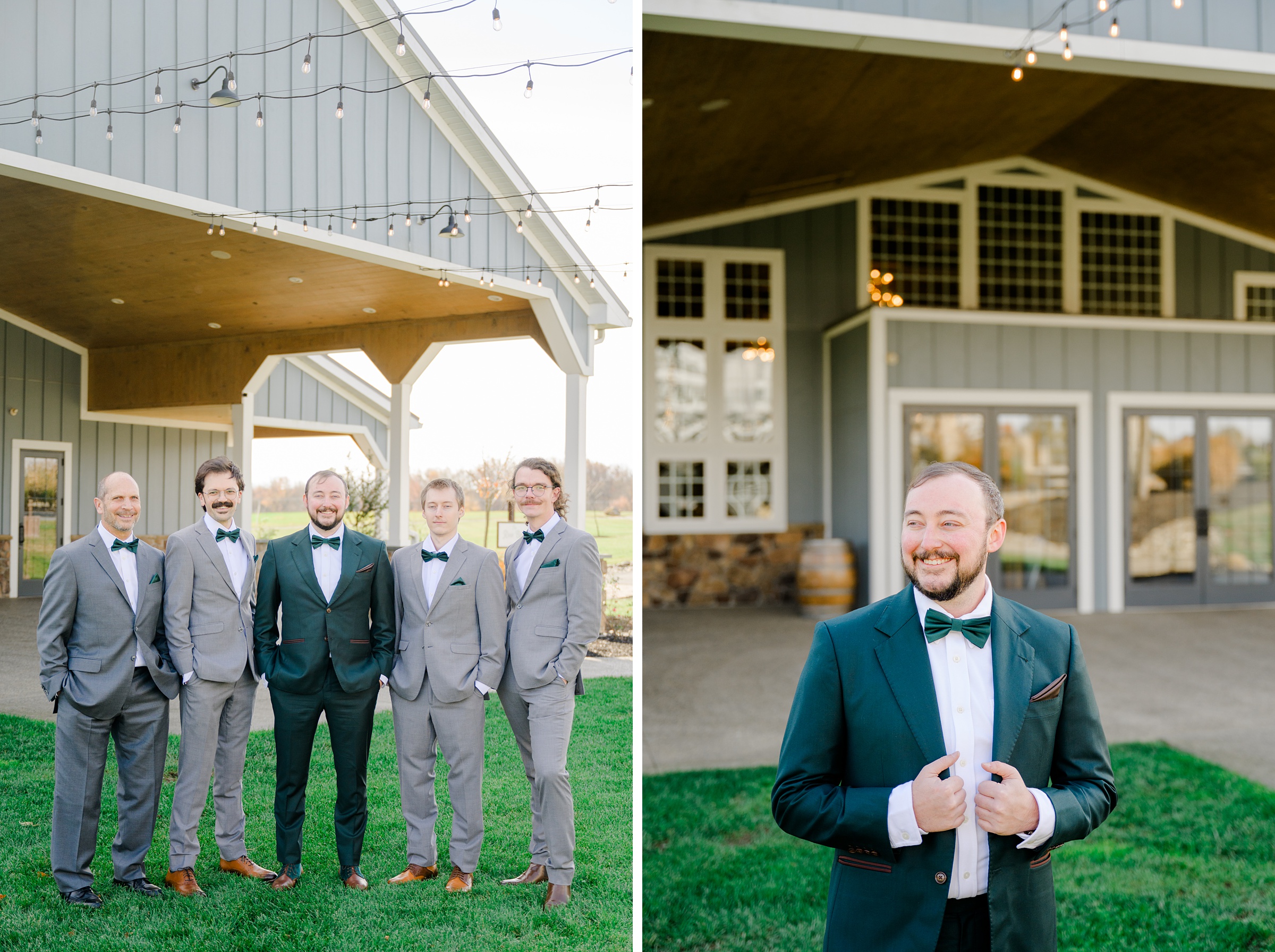 Colorful fall wedding day at Rosewood Farms in Elkton, Maryland photographed by Baltimore Wedding Photographer Cait Kramer.
