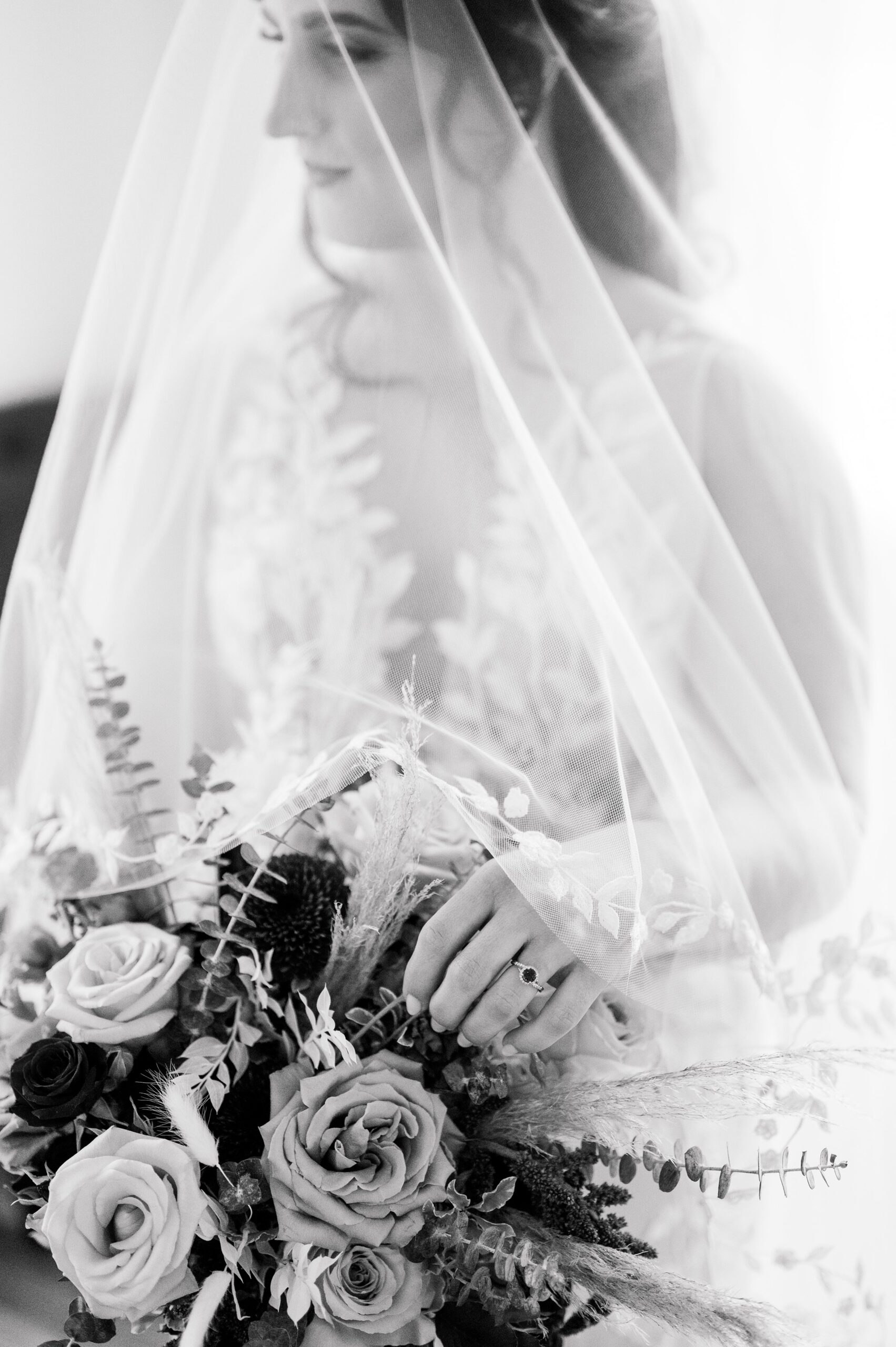 Colorful fall wedding day at Rosewood Farms in Elkton, Maryland photographed by Baltimore Wedding Photographer Cait Kramer.