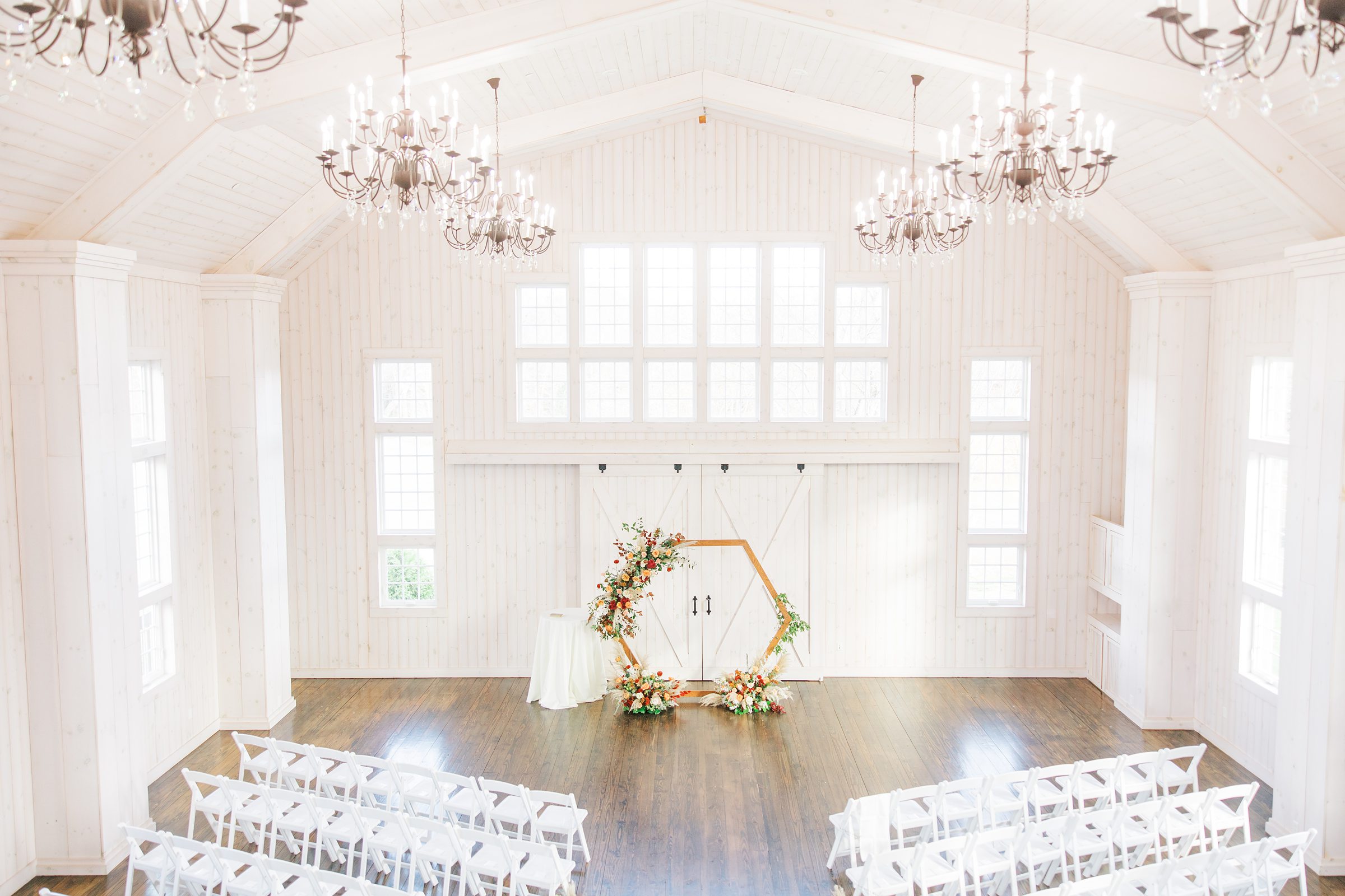 Colorful fall wedding day at Rosewood Farms in Elkton, Maryland photographed by Baltimore Wedding Photographer Cait Kramer.