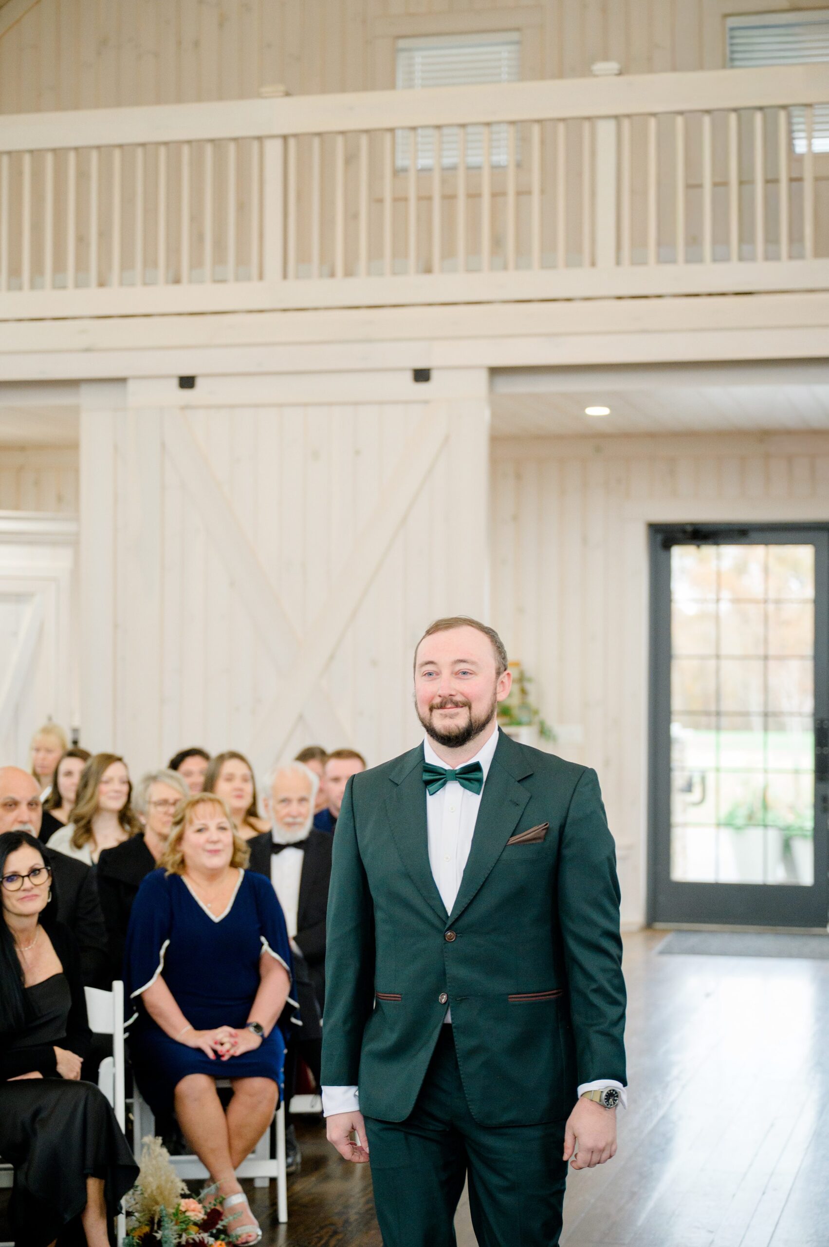 Colorful fall wedding day at Rosewood Farms in Elkton, Maryland photographed by Baltimore Wedding Photographer Cait Kramer.