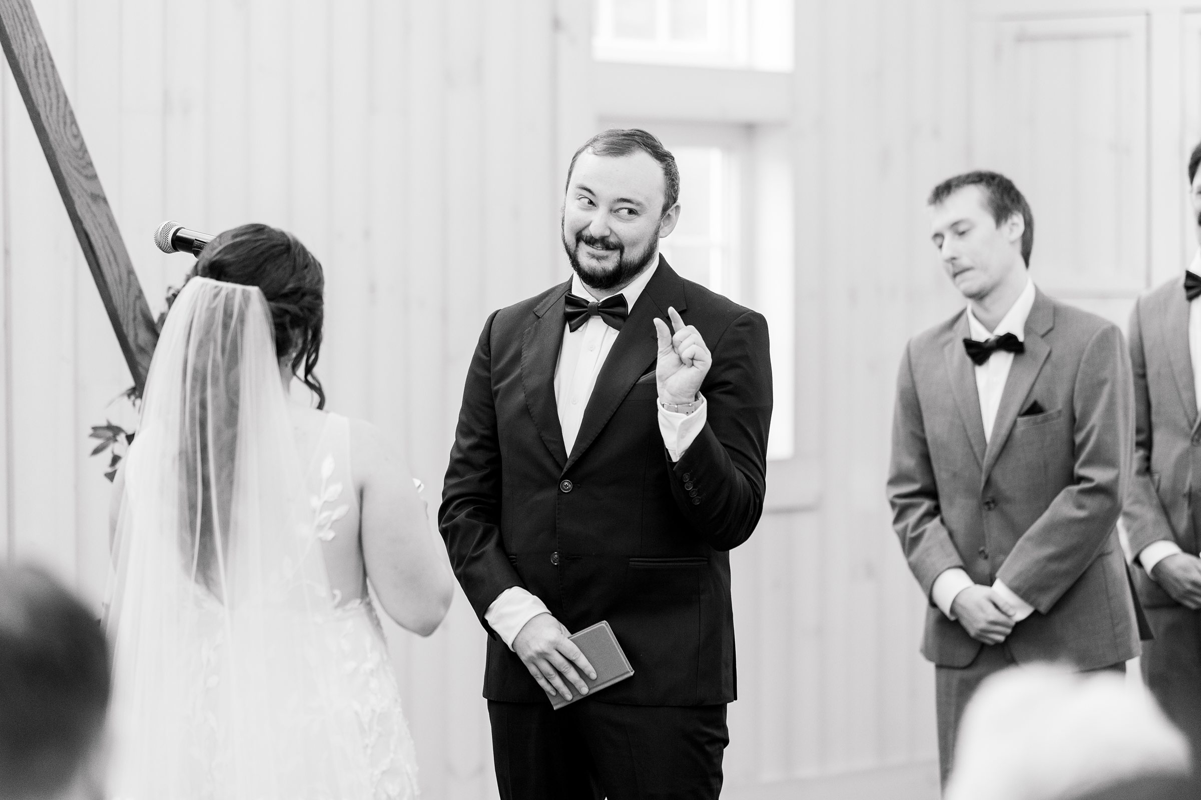 Colorful fall wedding day at Rosewood Farms in Elkton, Maryland photographed by Baltimore Wedding Photographer Cait Kramer.