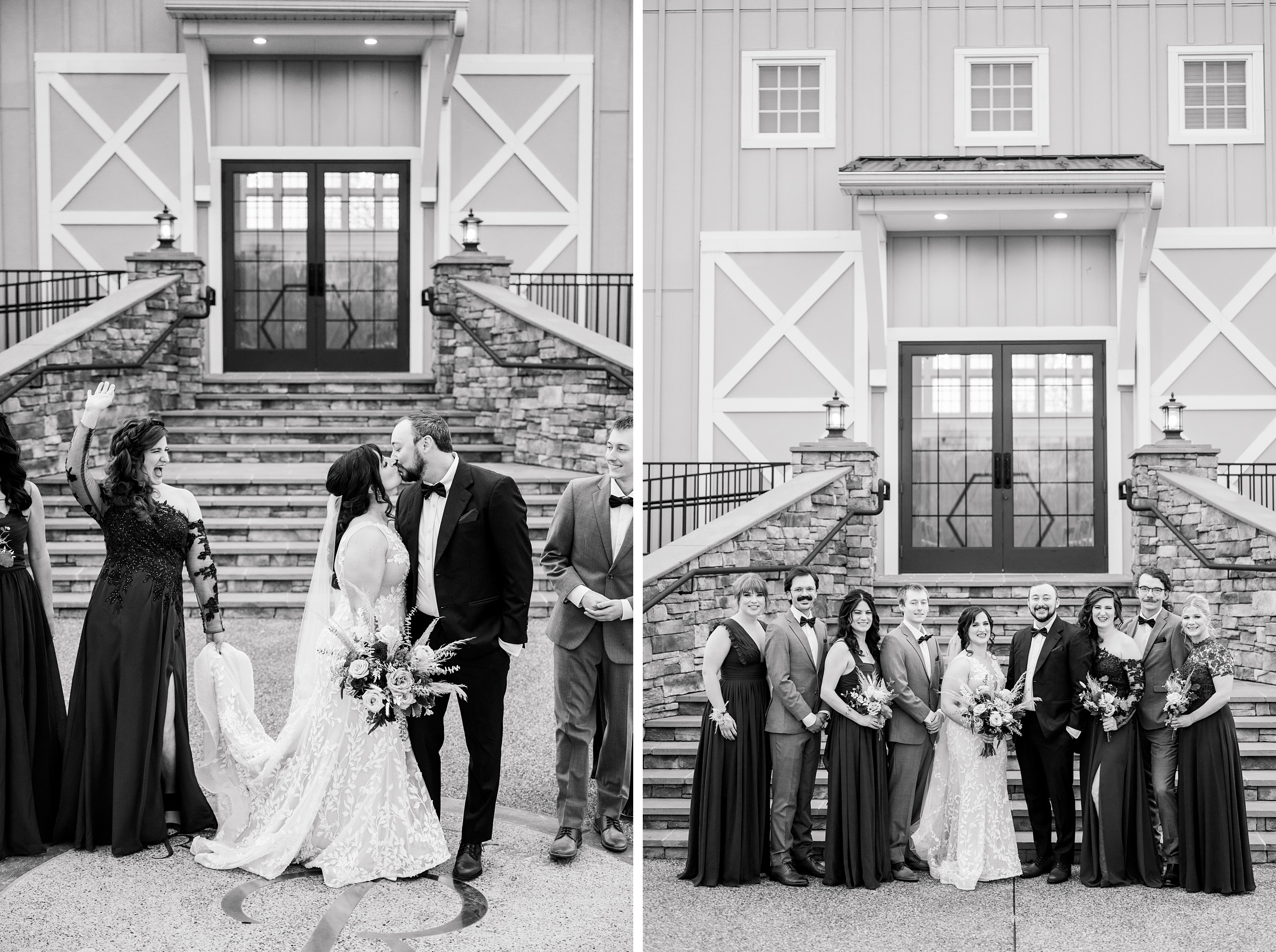 Colorful fall wedding day at Rosewood Farms in Elkton, Maryland photographed by Baltimore Wedding Photographer Cait Kramer.