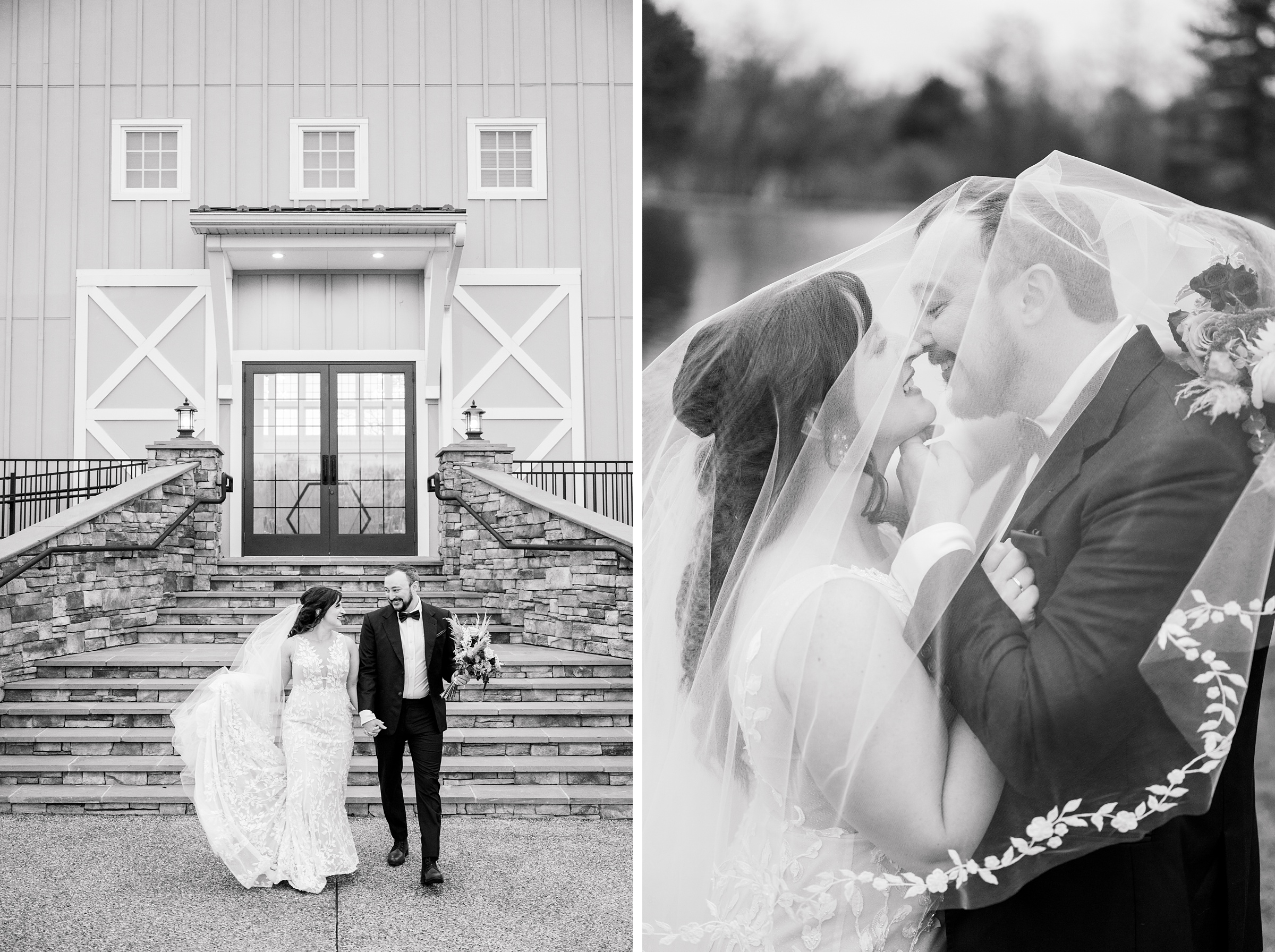 Colorful fall wedding day at Rosewood Farms in Elkton, Maryland photographed by Baltimore Wedding Photographer Cait Kramer.